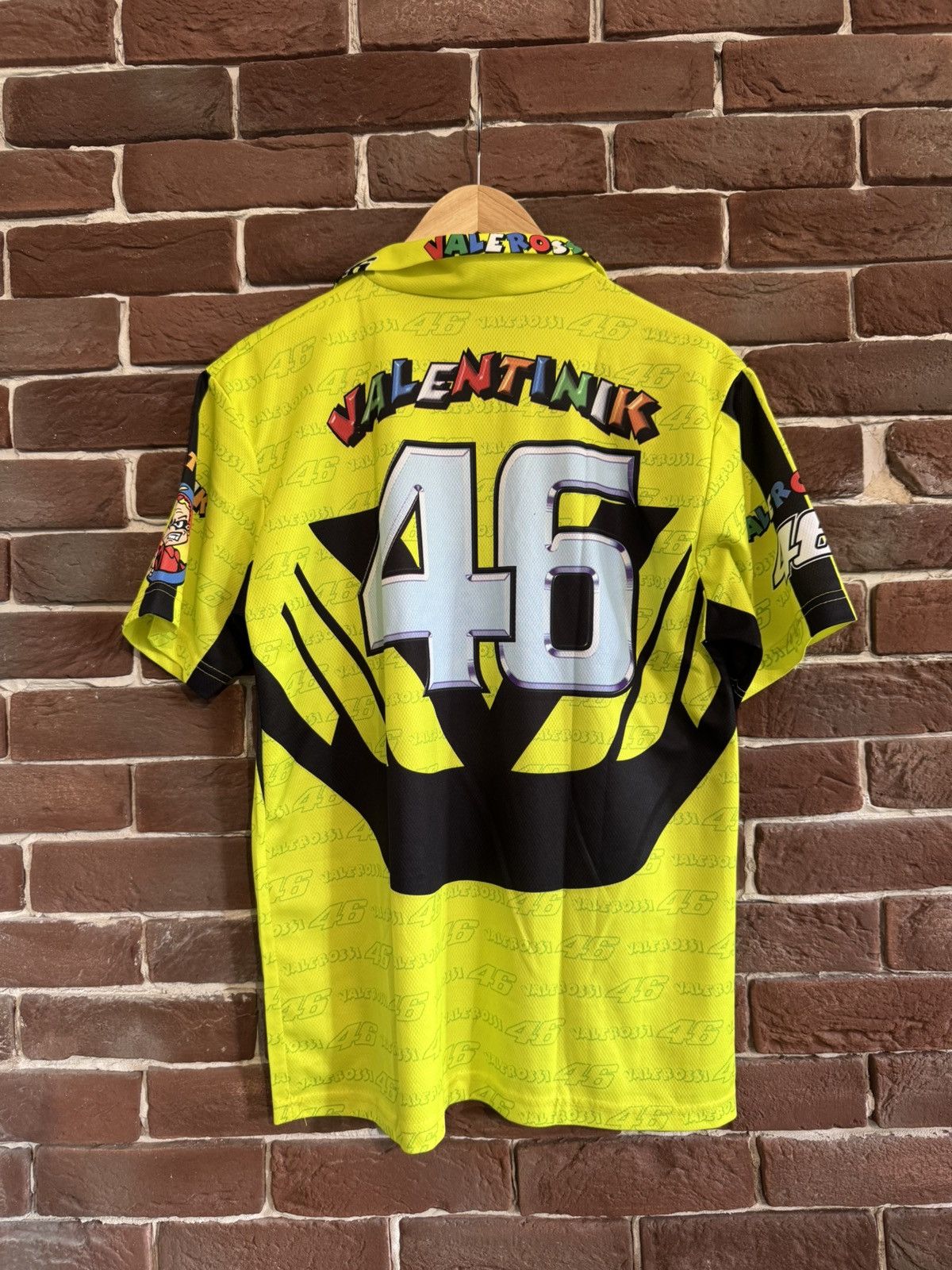 Vintage Yamaha Valentino Rossi Racing Full-print Jersey Motorsport Size US S / EU 44-46 / 1 - 7 Thumbnail