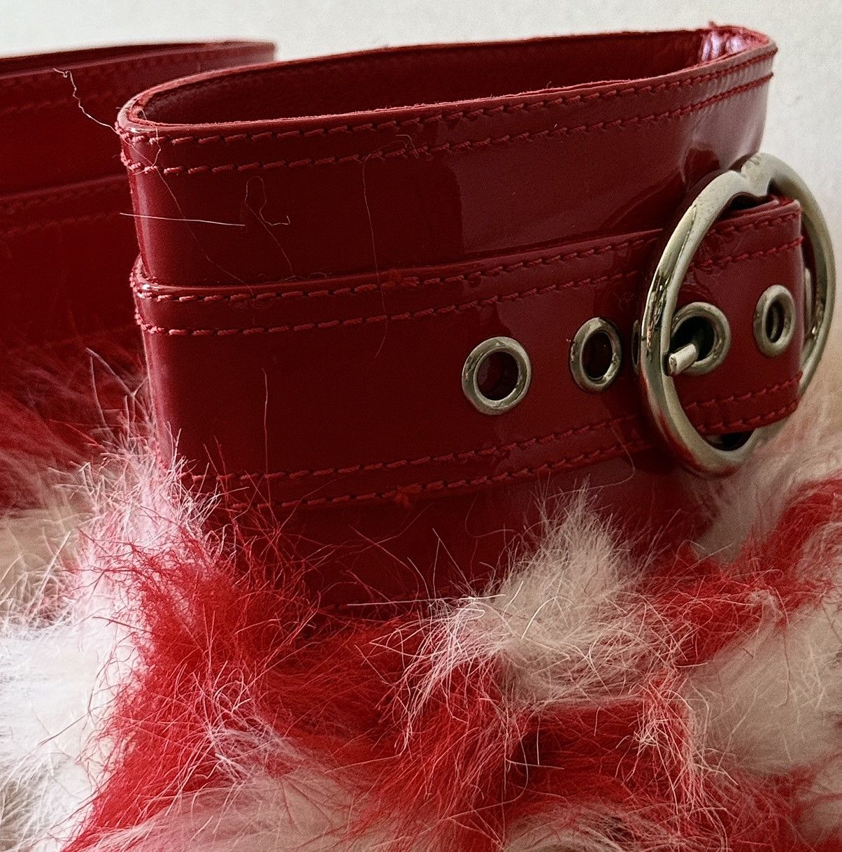 Miu Miu × Prada Miu Miu - Prada - FW2017 - Faux Fur Boots Size US 5 / IT 35 - 6 Thumbnail
