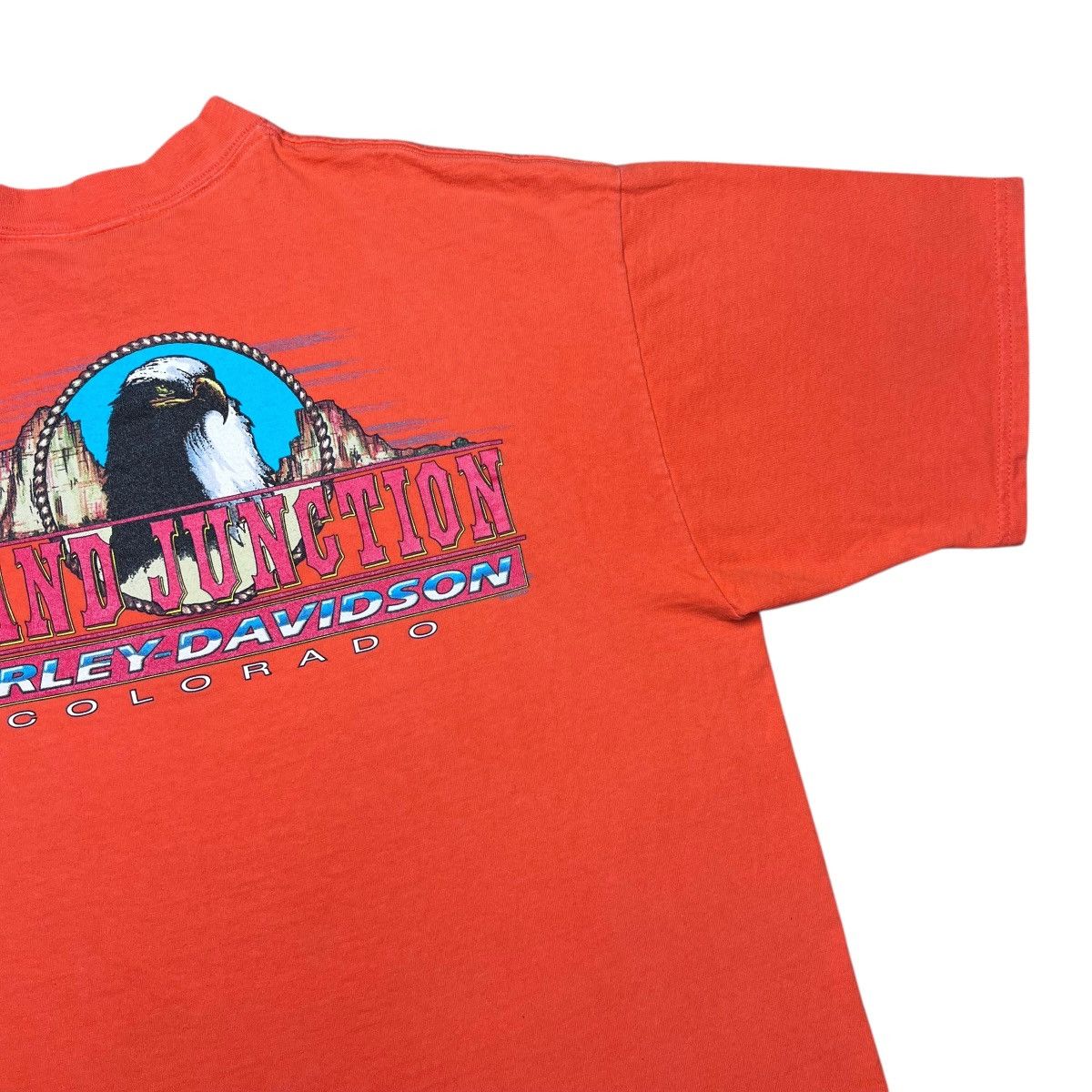 Harley Davidson × Vintage 2000s Harley Davidson Motorcycles Grand Junction Graphic Tee Size US XXL / EU 58 / 5 - 15 Thumbnail