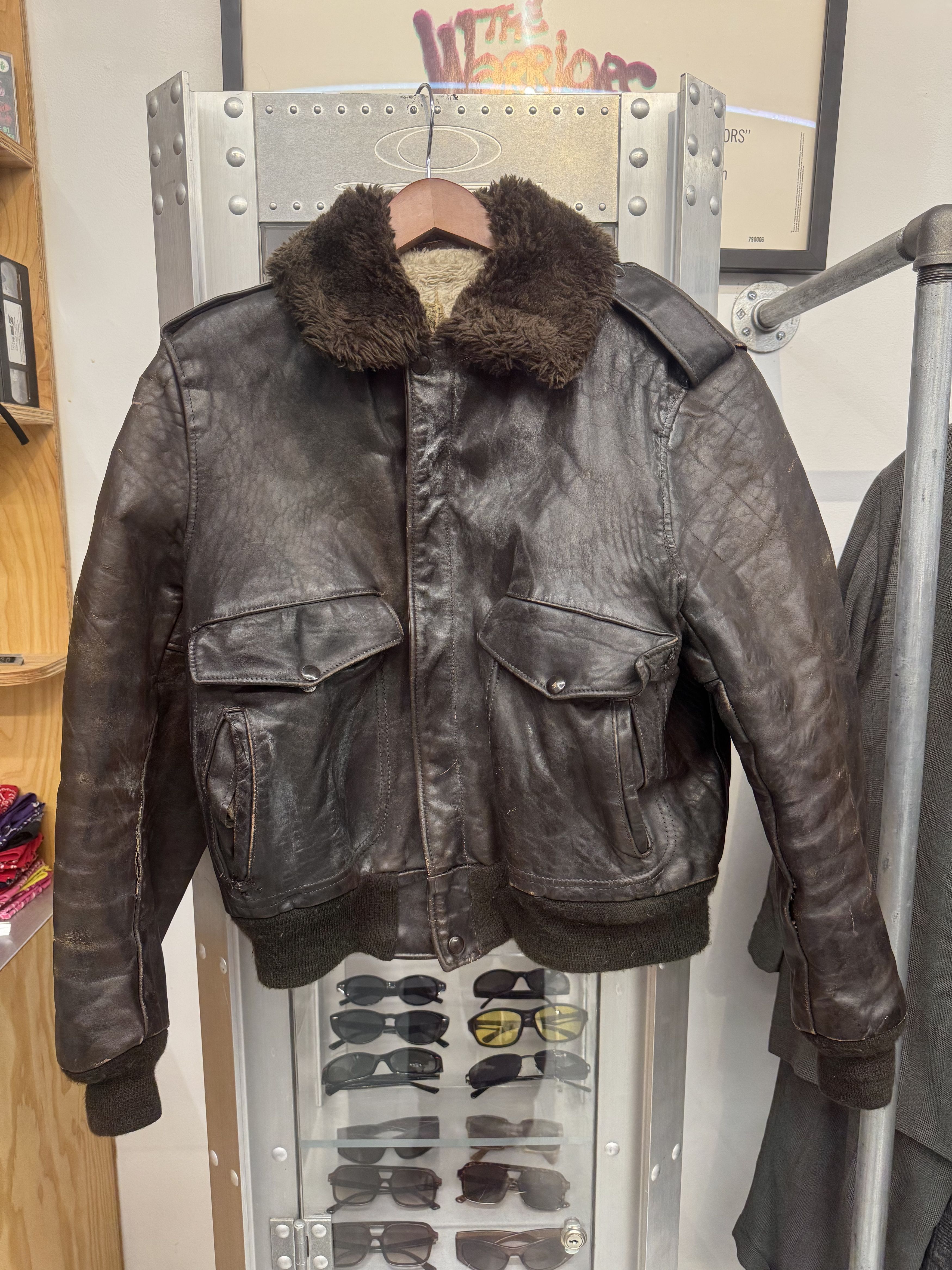 Other Vintage Leather Jacket Size US XS / EU 42 / 0 - 2 Thumbnail