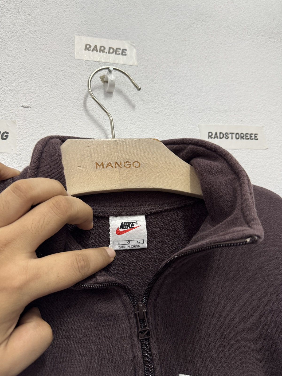 Nike Vintage Nike Spellout Halfzip Size US L / EU 52-54 / 3 - 5 Thumbnail