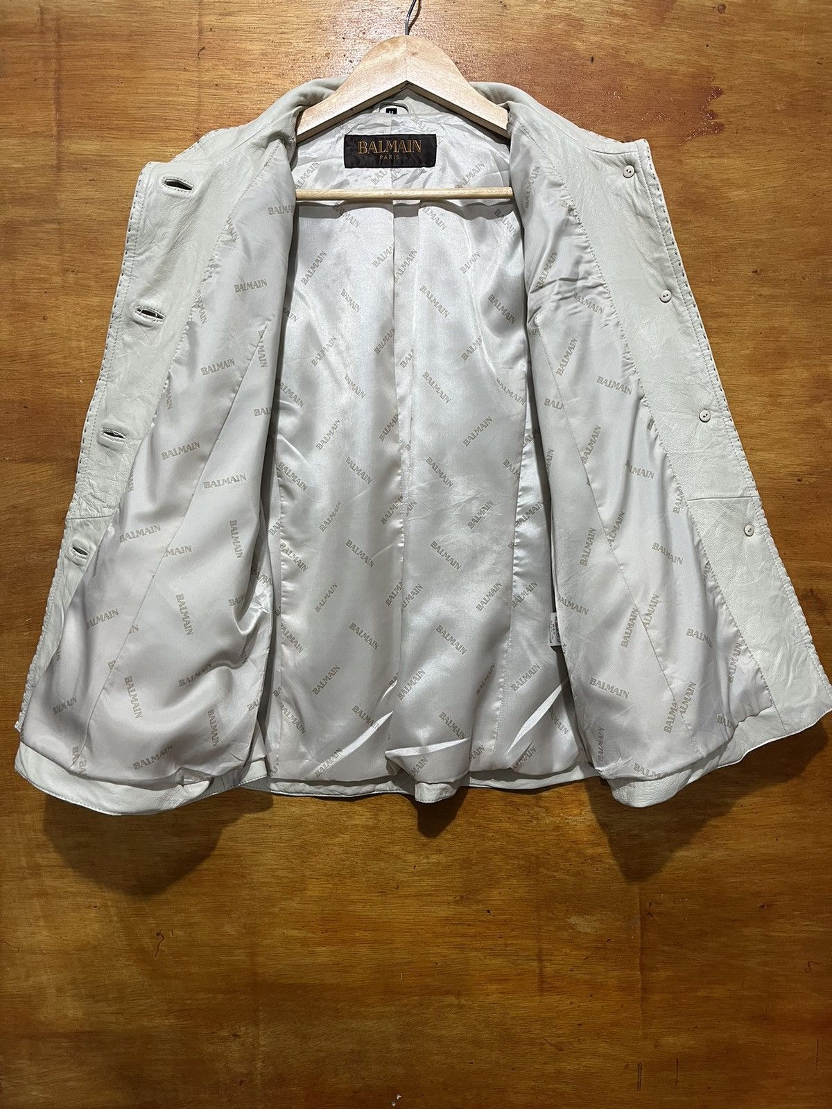 Balmain Authentic BALMAIN Suede Leather Women Jacket Size M / US 6-8 / IT 42-44 - 10 Thumbnail