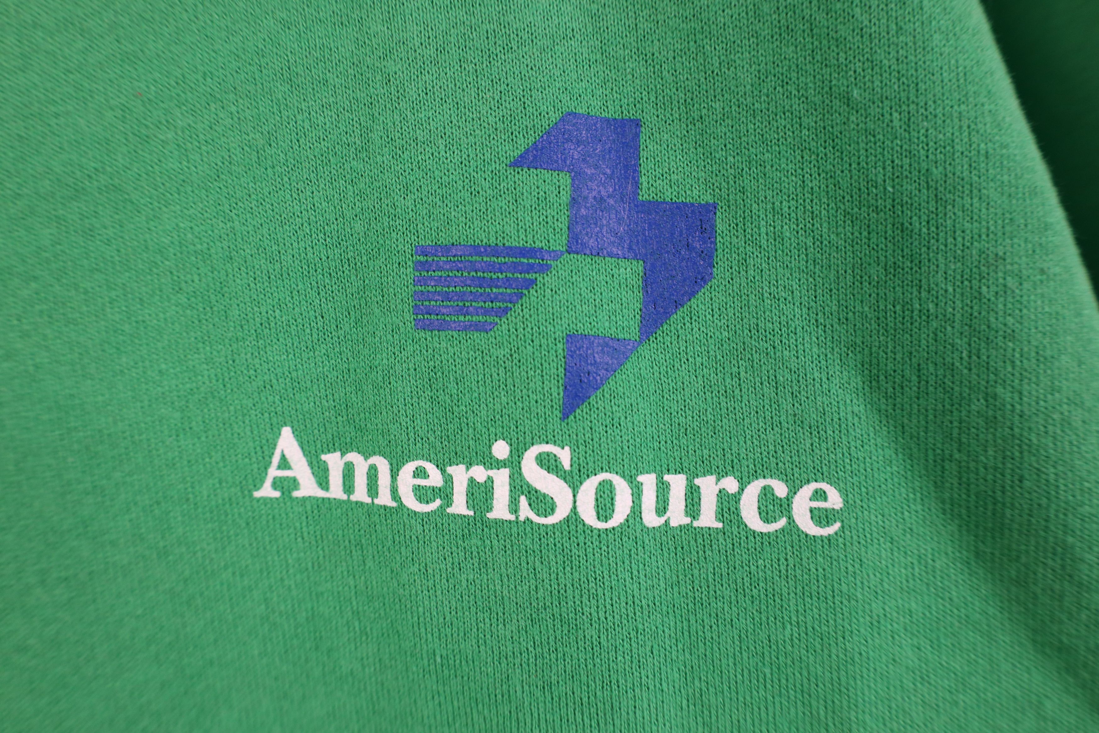 Russell Athletic Vintage 90s Russell Athletic Amerisource Sweatshirt USA Size US L / EU 52-54 / 3 - 4 Thumbnail