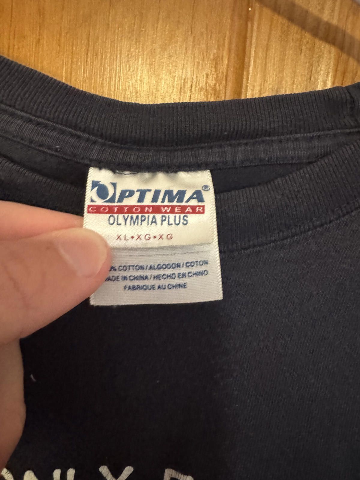 American Optical Optima Cotton Wear Olympia Plus XL Black Graphic T-Shirt Size ONE SIZE - 3 Thumbnail