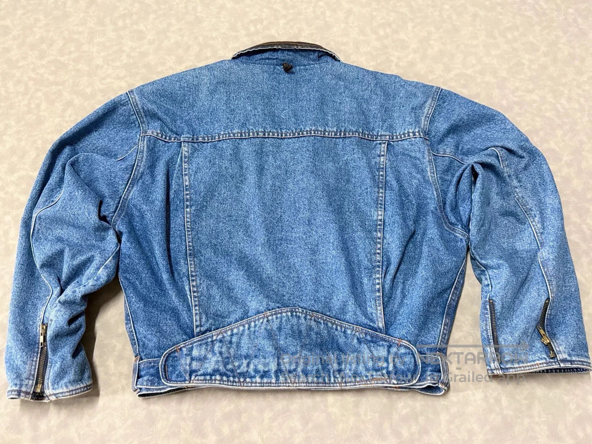 Japanese Brand EDSEL Denim Motorcycle Jacket. Size US L / EU 52-54 / 3 - 2 Thumbnail