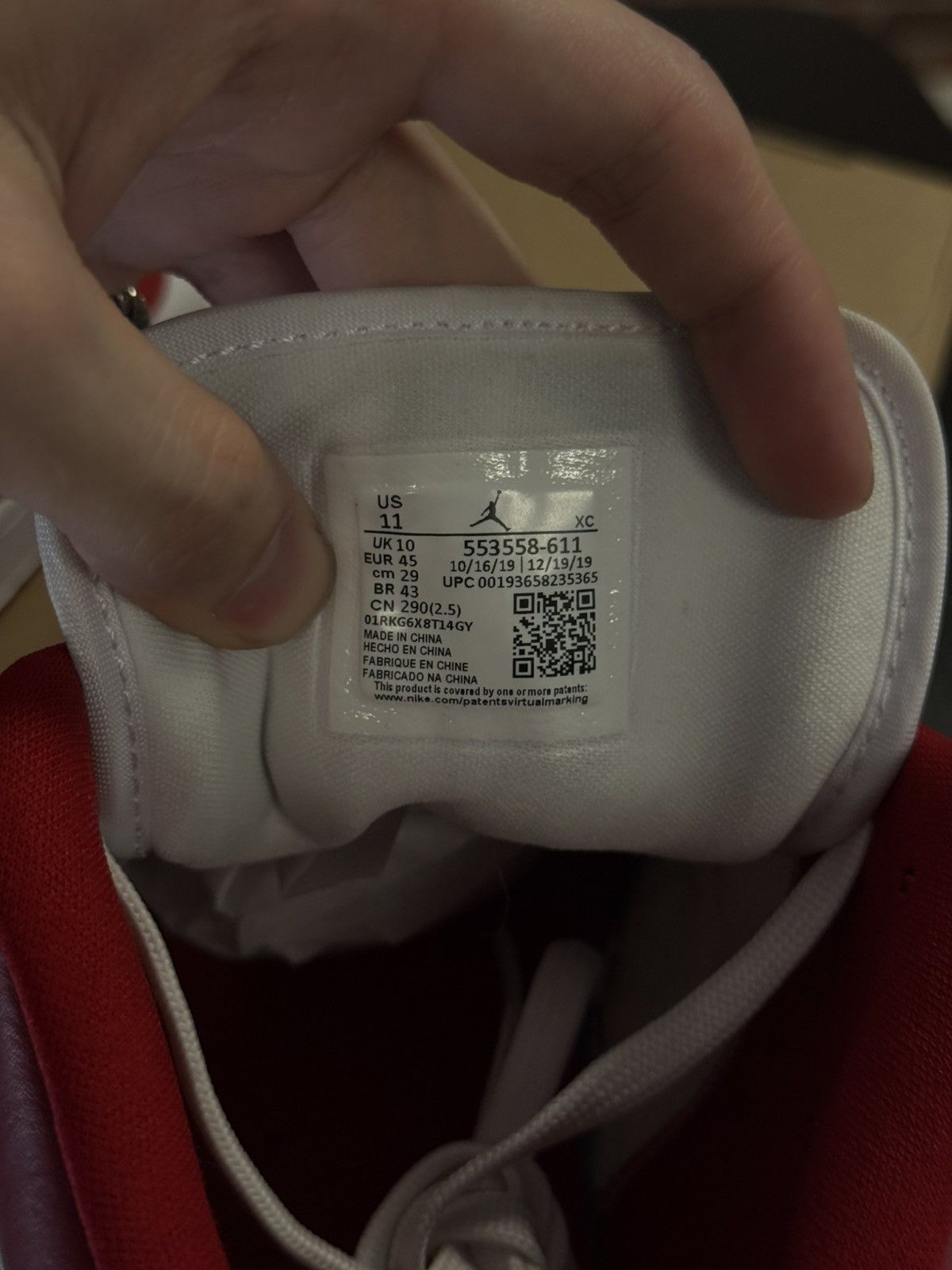 Jordan Brand × Nike Jordan 1 Low Too Gym Red Size 11 Clean Condition Size US 11 / EU 44 - 13 Thumbnail
