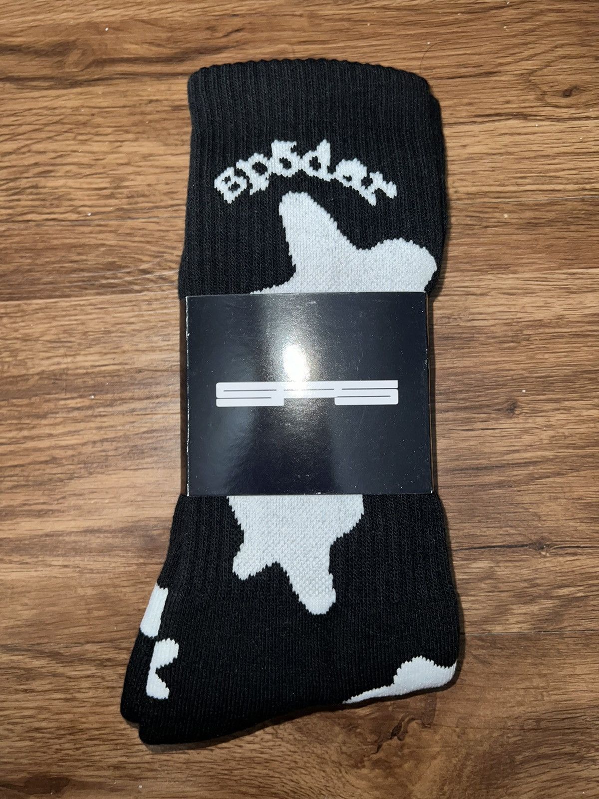 image of Spider Worldwide Sp5Der Beluga Black And White Socks in Black/White, Men's
