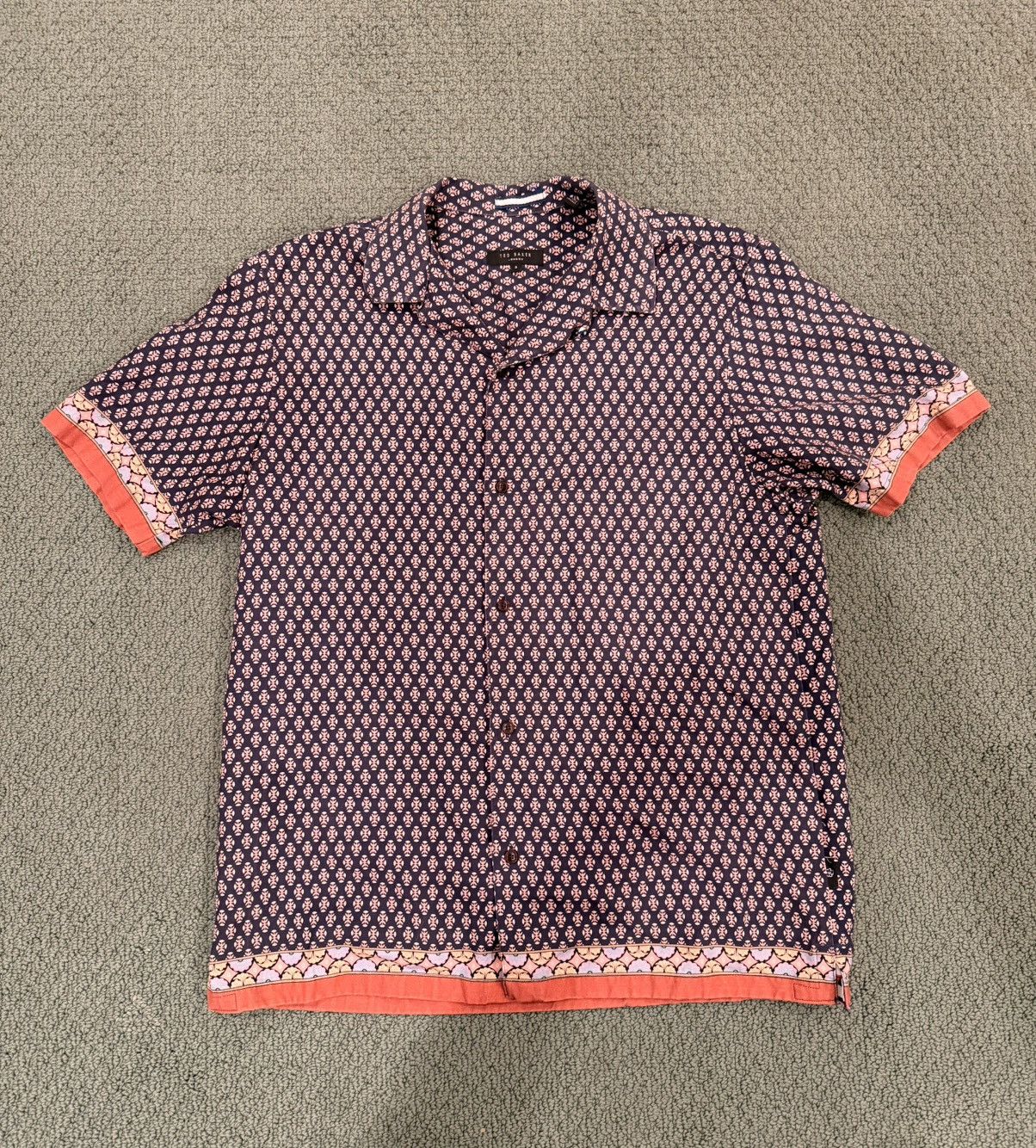 Ted Baker Ted Baker London Button Up Shirt Size US L / EU 52-54 / 3 - 1 Thumbnail