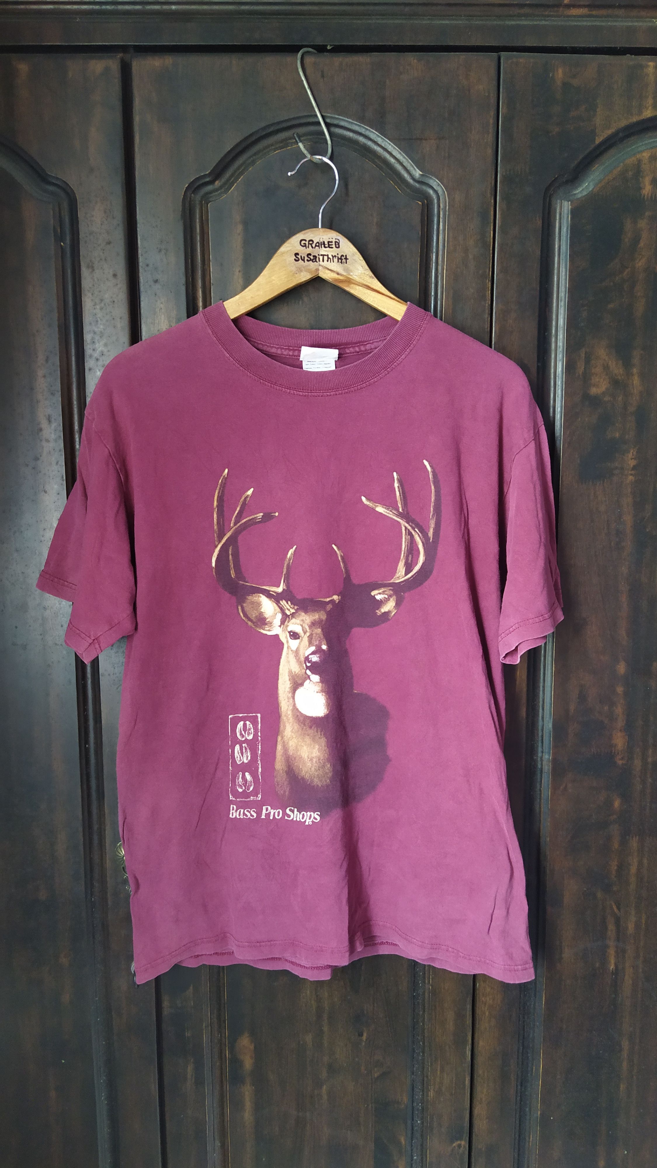 Bass Pro Shops Bass Pro Shops Vintage Deer Graphic T-Shirt Size US M / EU 48-50 / 2 - 1 Thumbnail