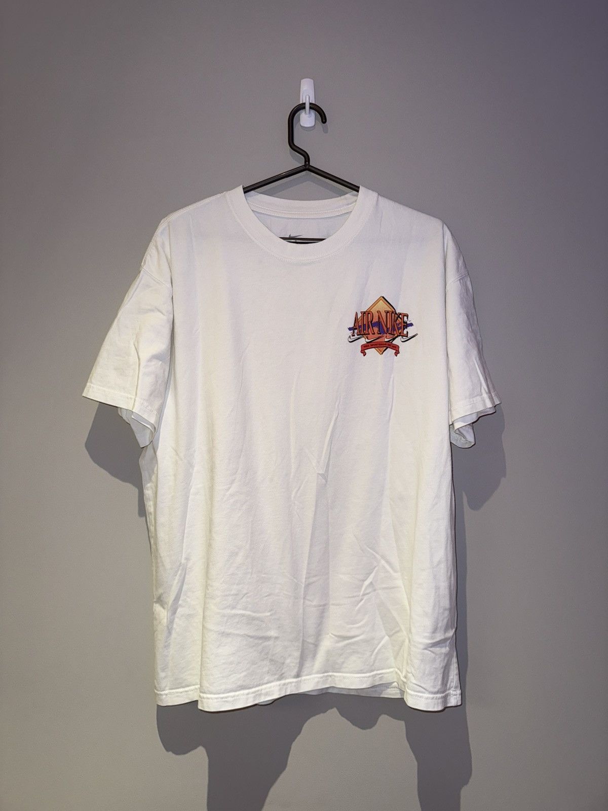 Nike White Nike Tee Size US L / EU 52-54 / 3 - 1 Thumbnail