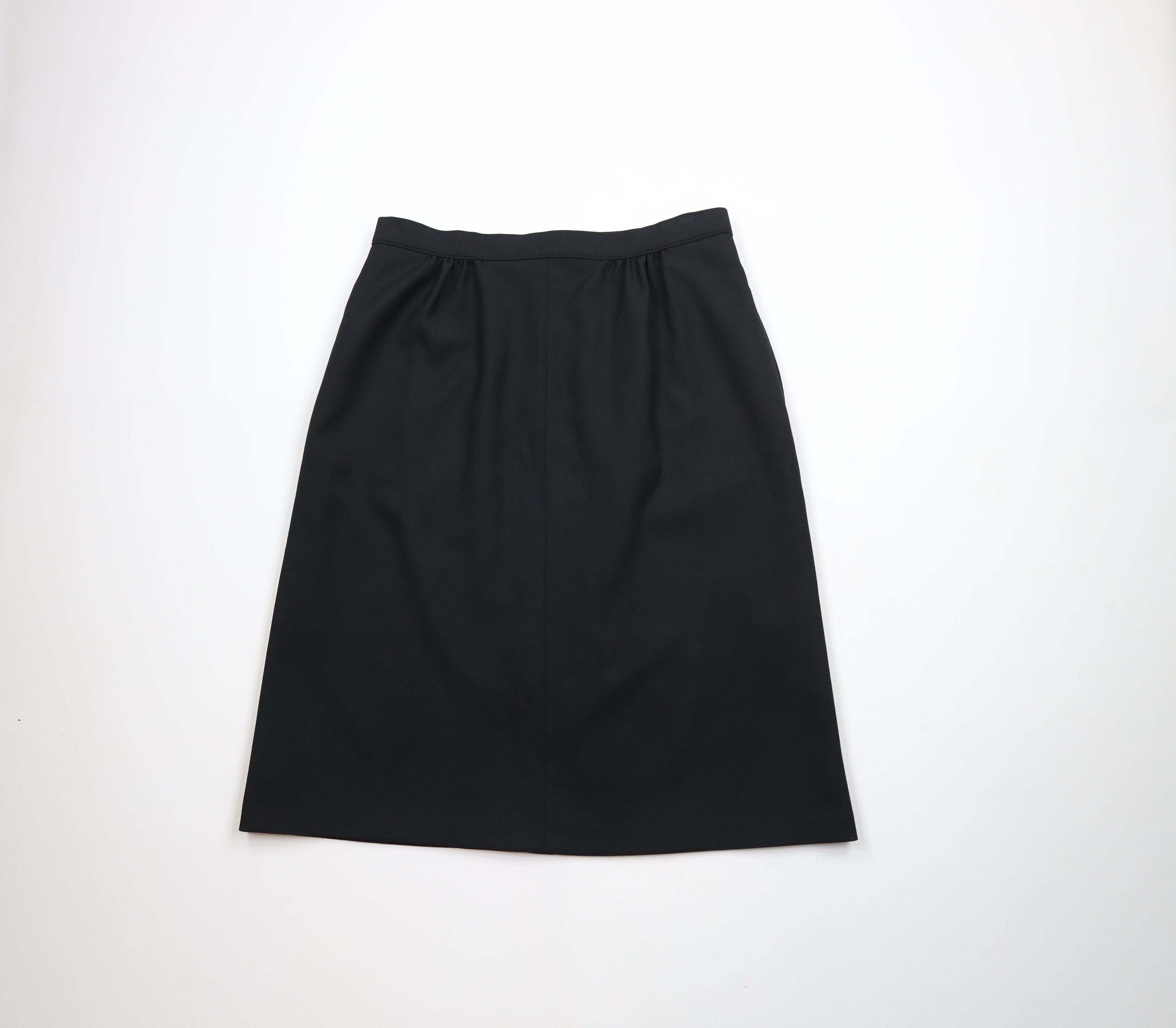 Vintage Vintage 90s Streetwear Blank Knit Full Length Skirt Size 36" / US 14 / IT 50 - 1 Thumbnail