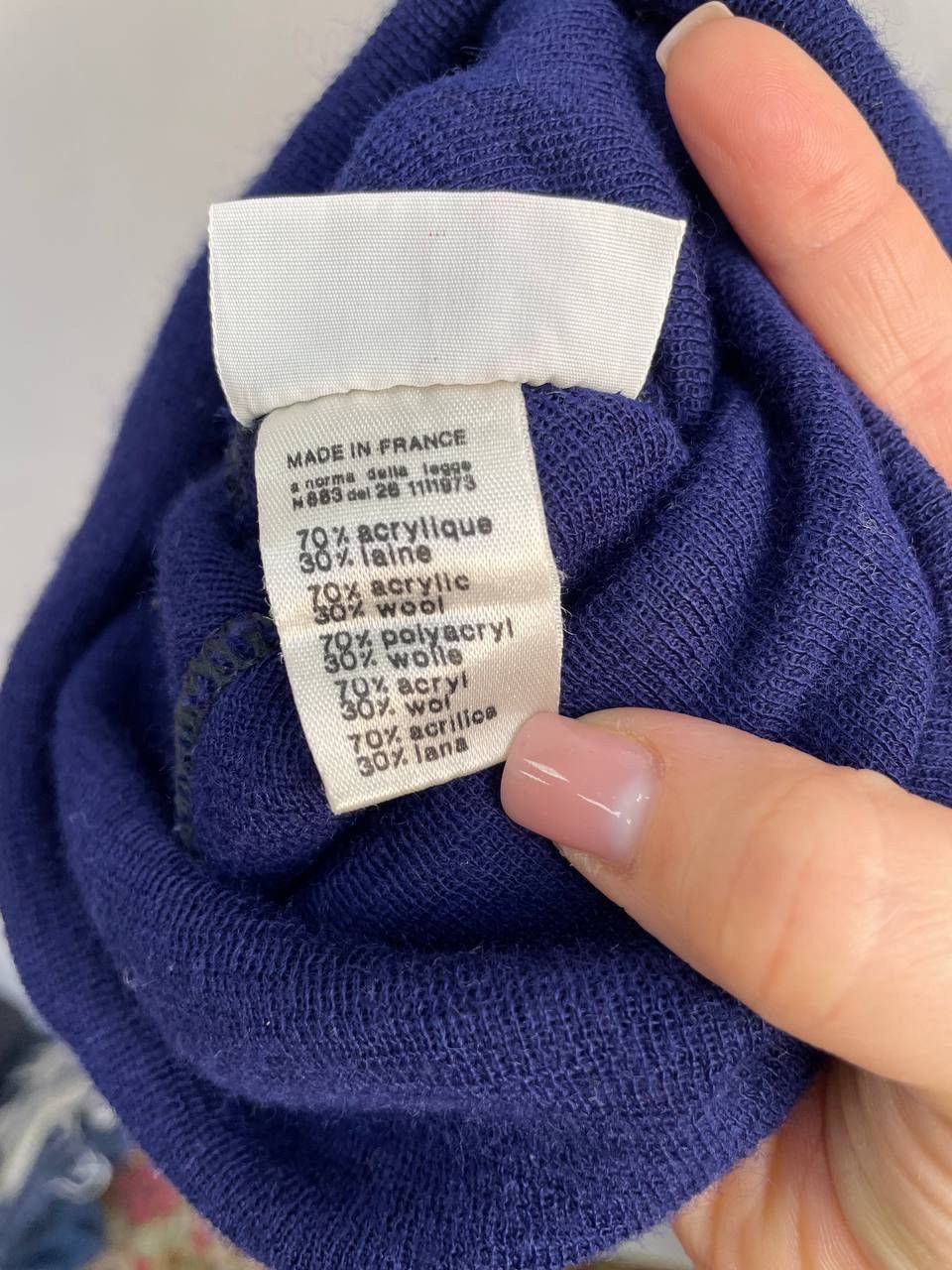Lacoste × Vintage SALE💣💣 Lacoste Chemise Vintage Beanie hat Made in France I Size ONE SIZE - 5 Thumbnail