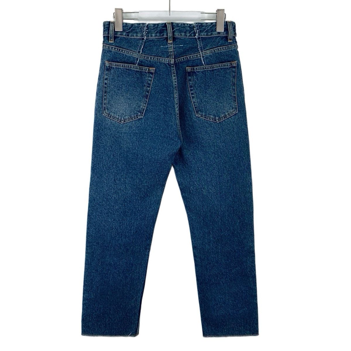 Maison Margiela Maison Margiela Navy Blue Washed Denim Casual Pants K26WX Size 25" / US 0 / IT 36 - 2 Thumbnail