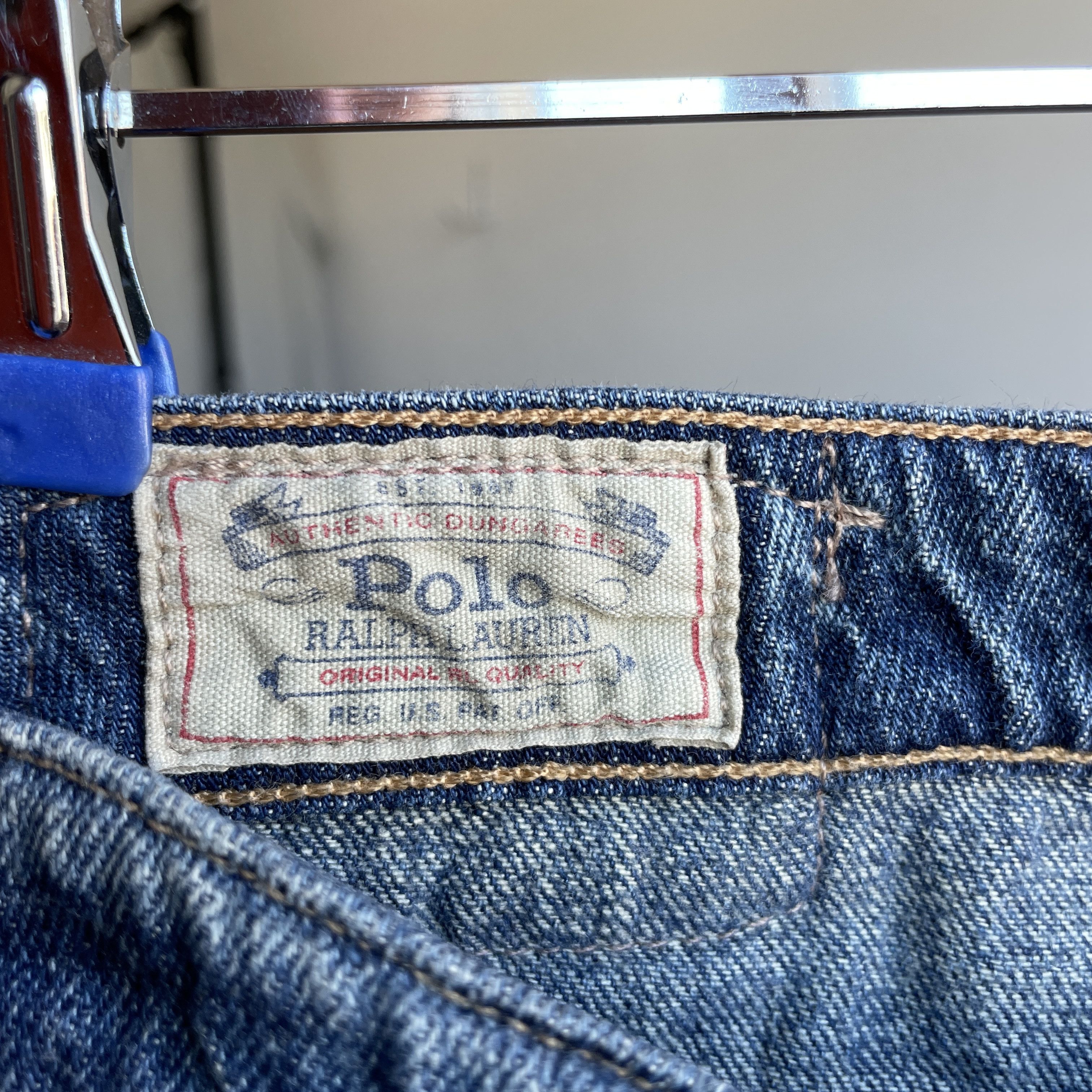 Polo Ralph Lauren Polo Ralph Lauren Women Astor Boyfriend Sashiko Repair Denim Size 28" / US 6 / IT 42 - 11 Thumbnail
