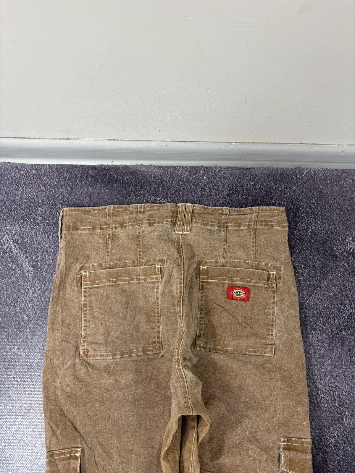 Dickies × Vintage Vintage Dickies Y2K American Hype Brown Utility Cargo Pants Size US 30 / EU 46 - 6 Thumbnail