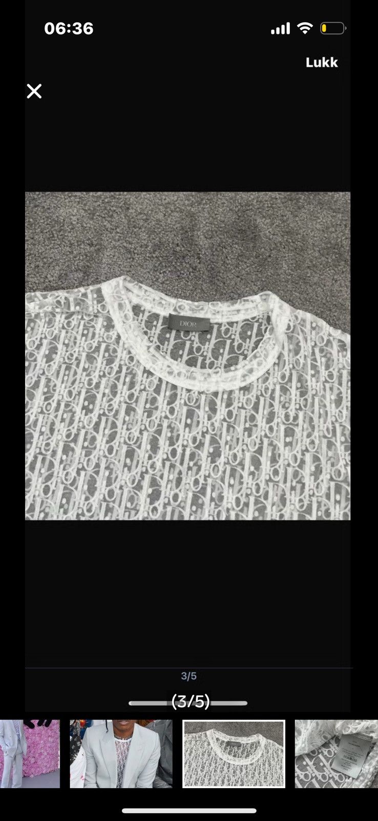 Dior Dior sheer tee Size US L / EU 52-54 / 3 - 3 Thumbnail
