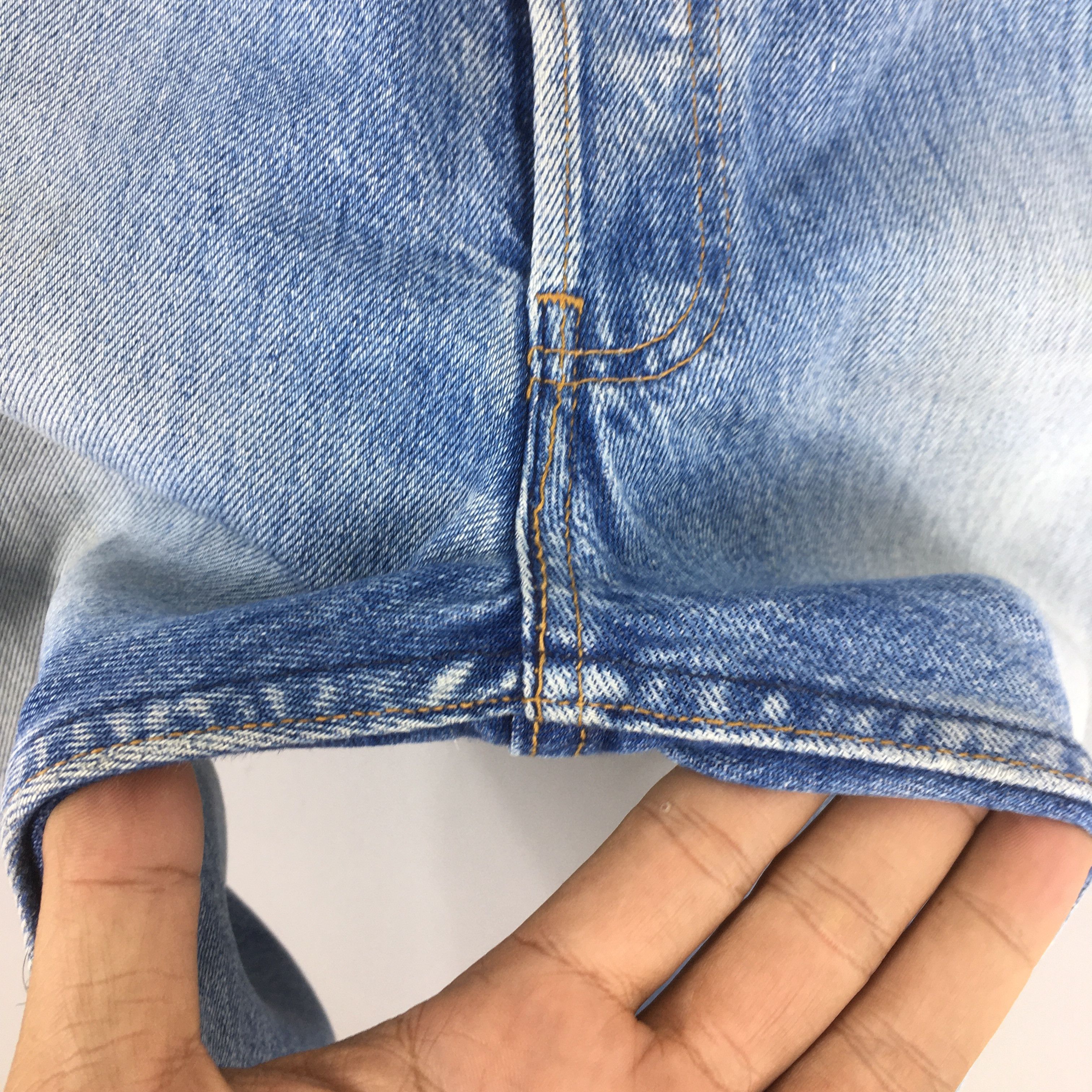 Levi's Size 32x29.5 Vintage 90s Levi's 501 Distressed Jeans S1162 Size US 32 / EU 48 - 7 Thumbnail