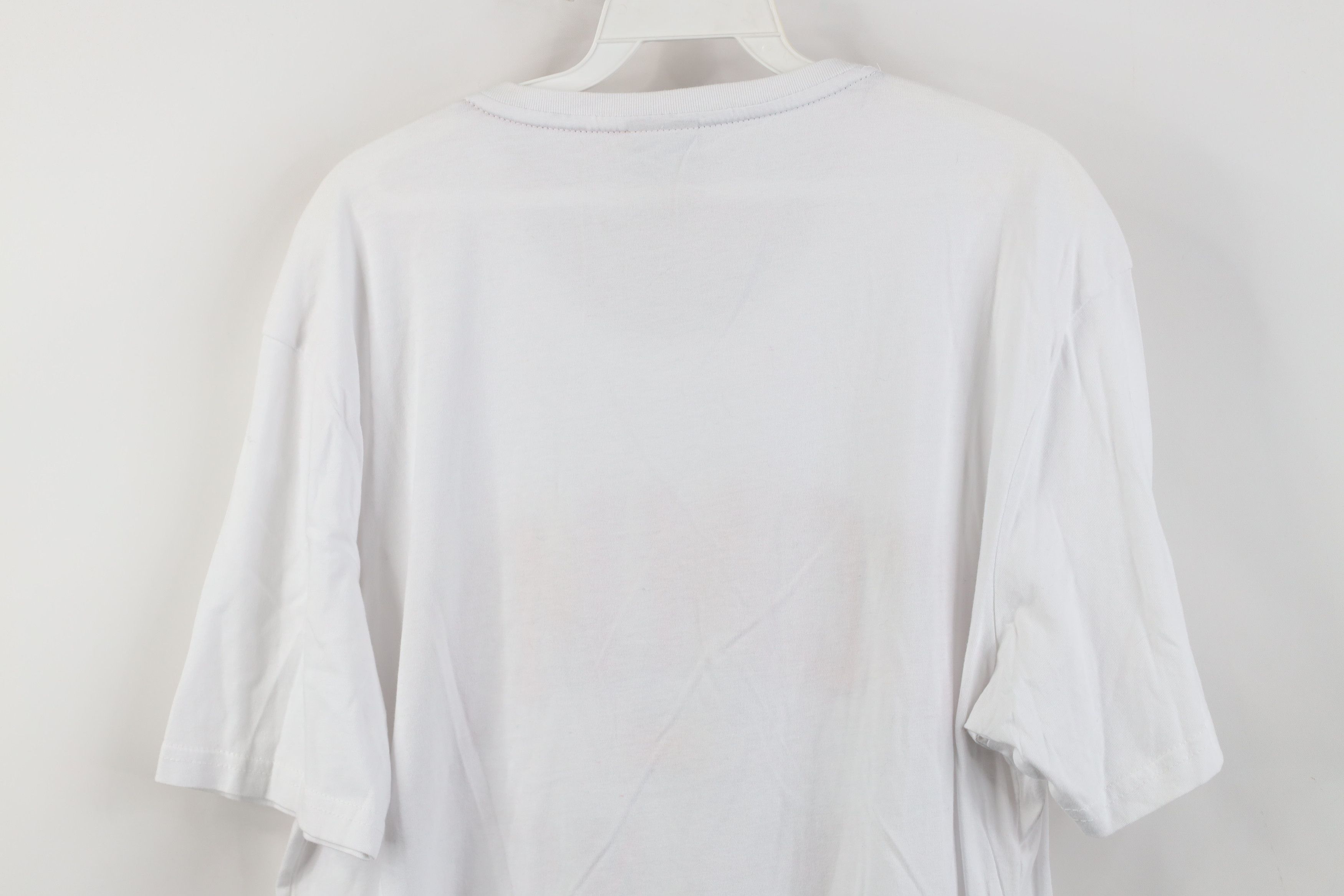 Tommy Hilfiger Vintage Y2K Tommy Hilfiger Big Logo Patch T-Shirt White Size US XXL / EU 58 / 5 - 11 Thumbnail