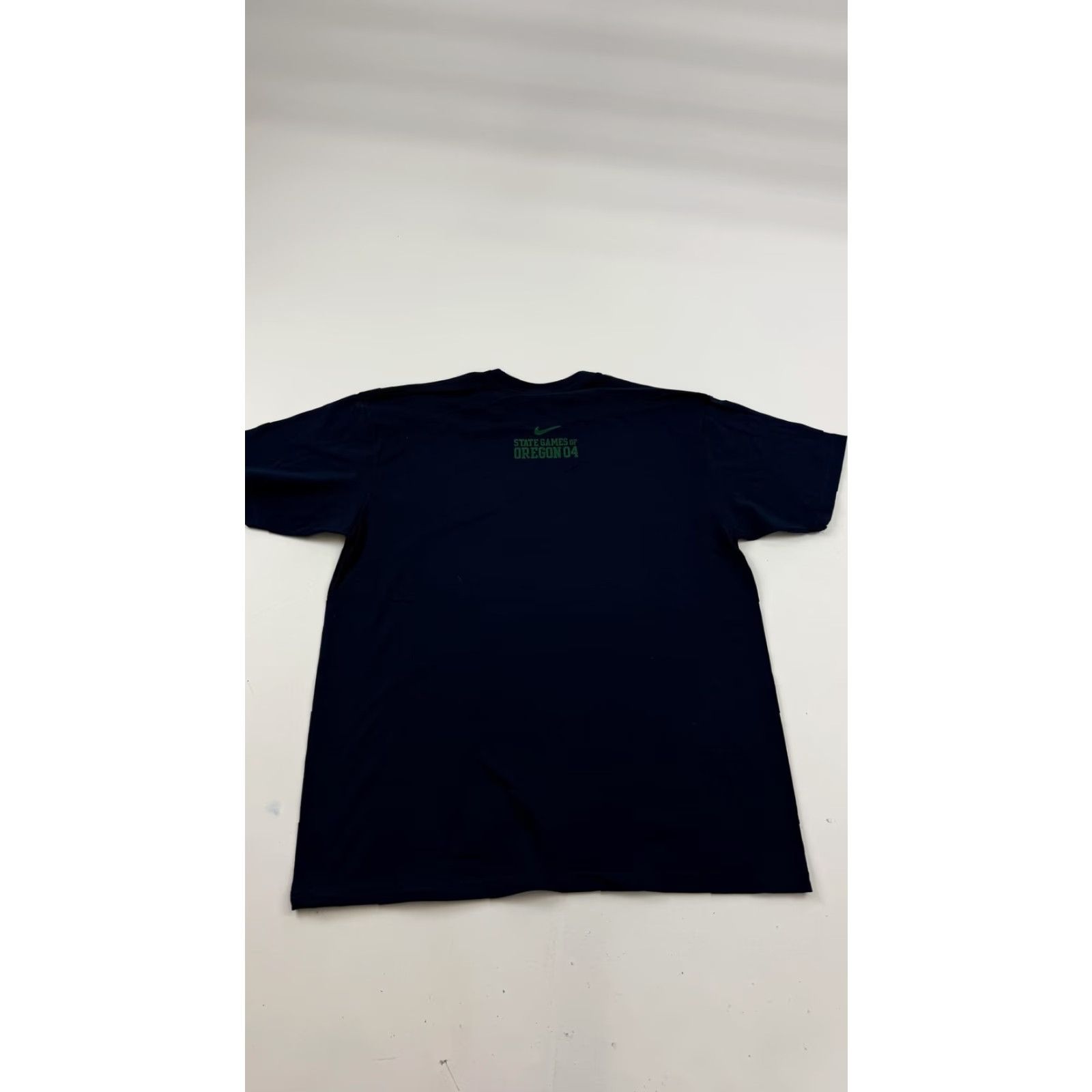 Nike VINTAGE Nike Shirt Men S Navy Blue State Games of Oregon 04 Graphic Tee 2000s Mens Size US S / EU 44-46 / 1 - 7 Thumbnail
