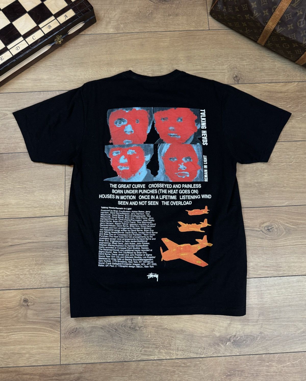 Stussy T shirt Stussy x Talking Heads original streetwear item Size US M / EU 48-50 / 2 - 1 Thumbnail