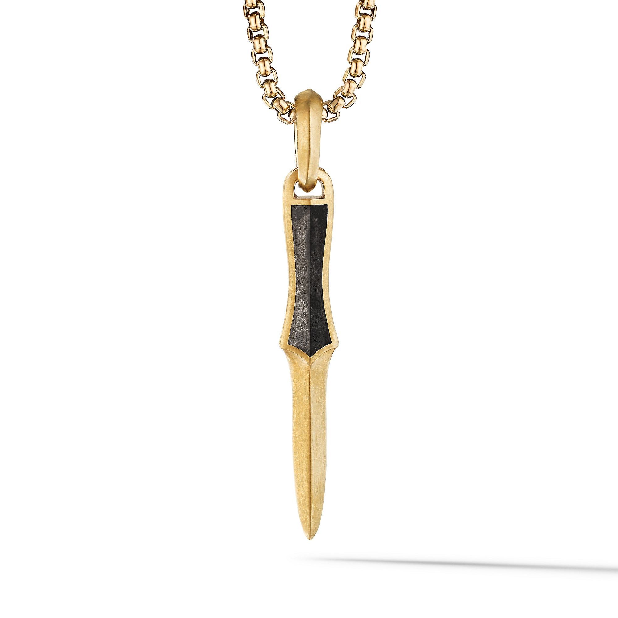 David Yurman o1w1db10526 D25638M /Size 9/Dagger Amulet in Golden Size ONE SIZE - 1 Thumbnail