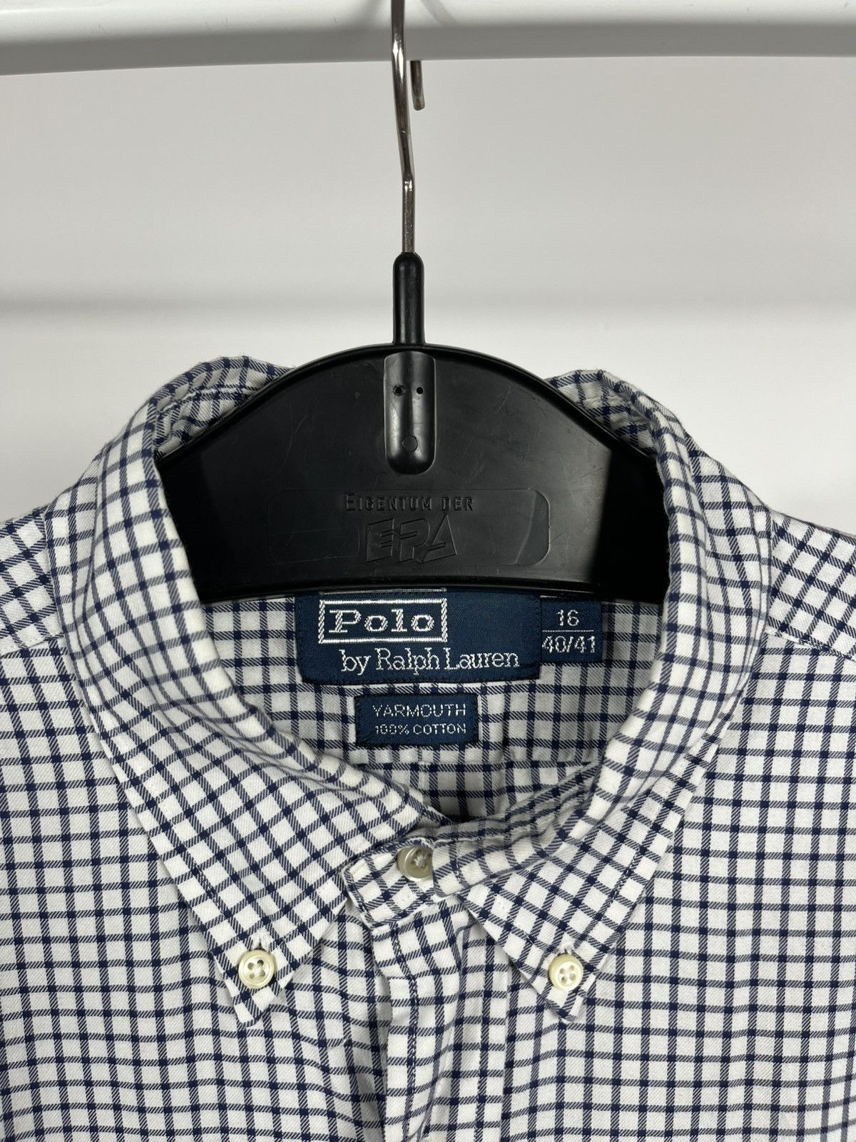 Polo Ralph Lauren Polo Ralph Lauren Checked Shirt Yarmouth 16 40/41 Cotton Size US L / EU 52-54 / 3 - 3 Thumbnail