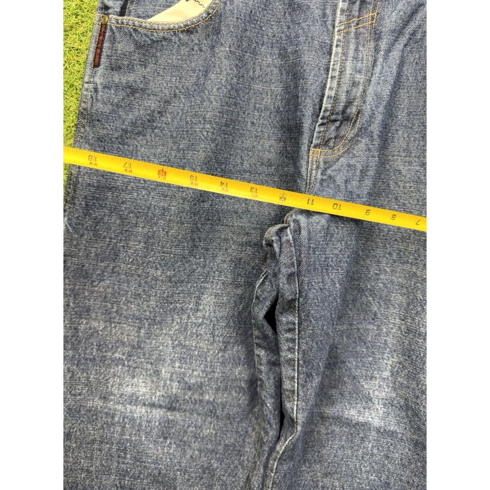 Phat Farm VINTAGE Phat Farm Jeans Mens 36x34 Blue Carpenter Loose Baggy Fit 90s Hip Hop Denim Size US 36 / EU 52 - 4 Thumbnail