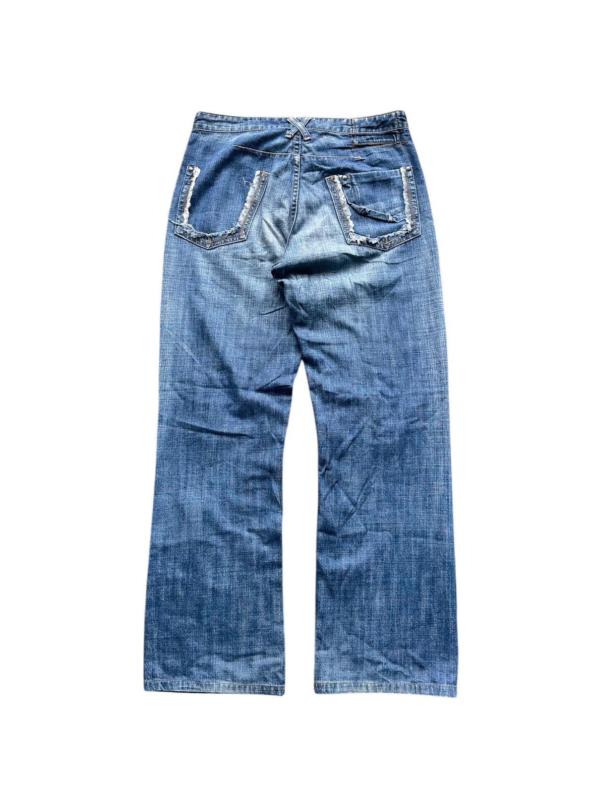 Japanese Brand × Marithe + Francois Girbaud × Vintage Vintage Marithe Francois Girbaud Ripped Jeans Pants Size US 31 - 2 Thumbnail