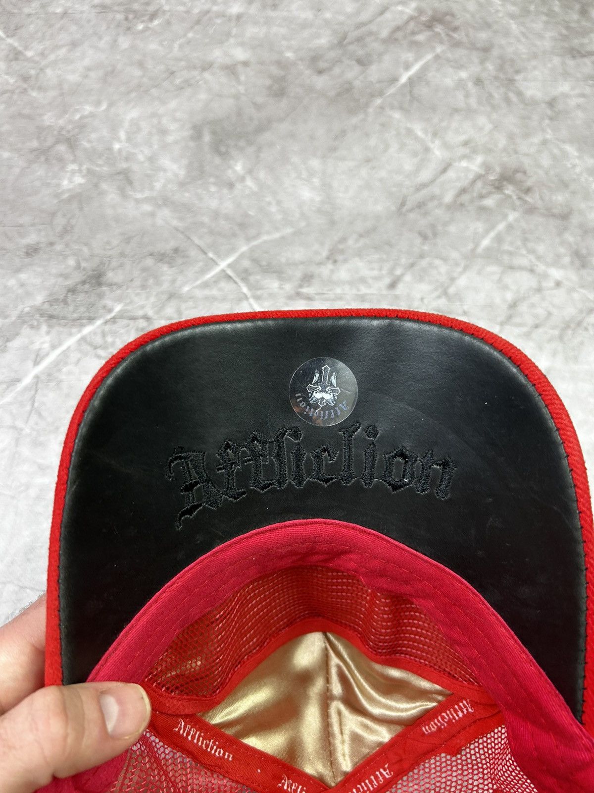 Affliction Affliction Skull Trucker Cap Y2K Avant-Garde Vintage Size ONE SIZE - 8 Thumbnail
