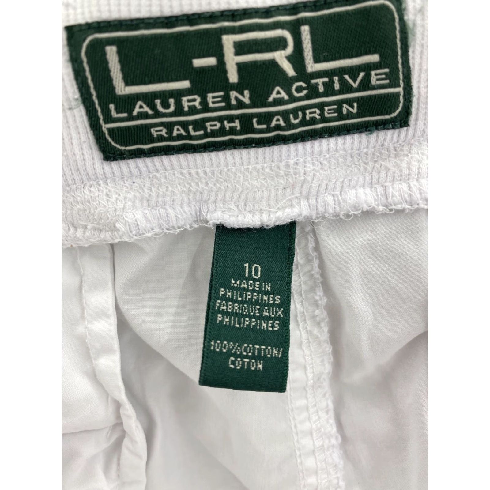 Ralph Lauren Ralph Lauren Pants Womens 10 White Cotton Chino Straight 10 Regular Logo Casual Workwear - Mens/Womens Size 32" / US 10 / IT 46 - 6 Thumbnail
