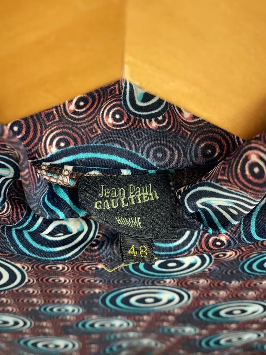 Jean Paul Gaultier Psychedelic Print Turtleneck Long Sleeve Tee Size US M / EU 48-50 / 2 - 4 Thumbnail