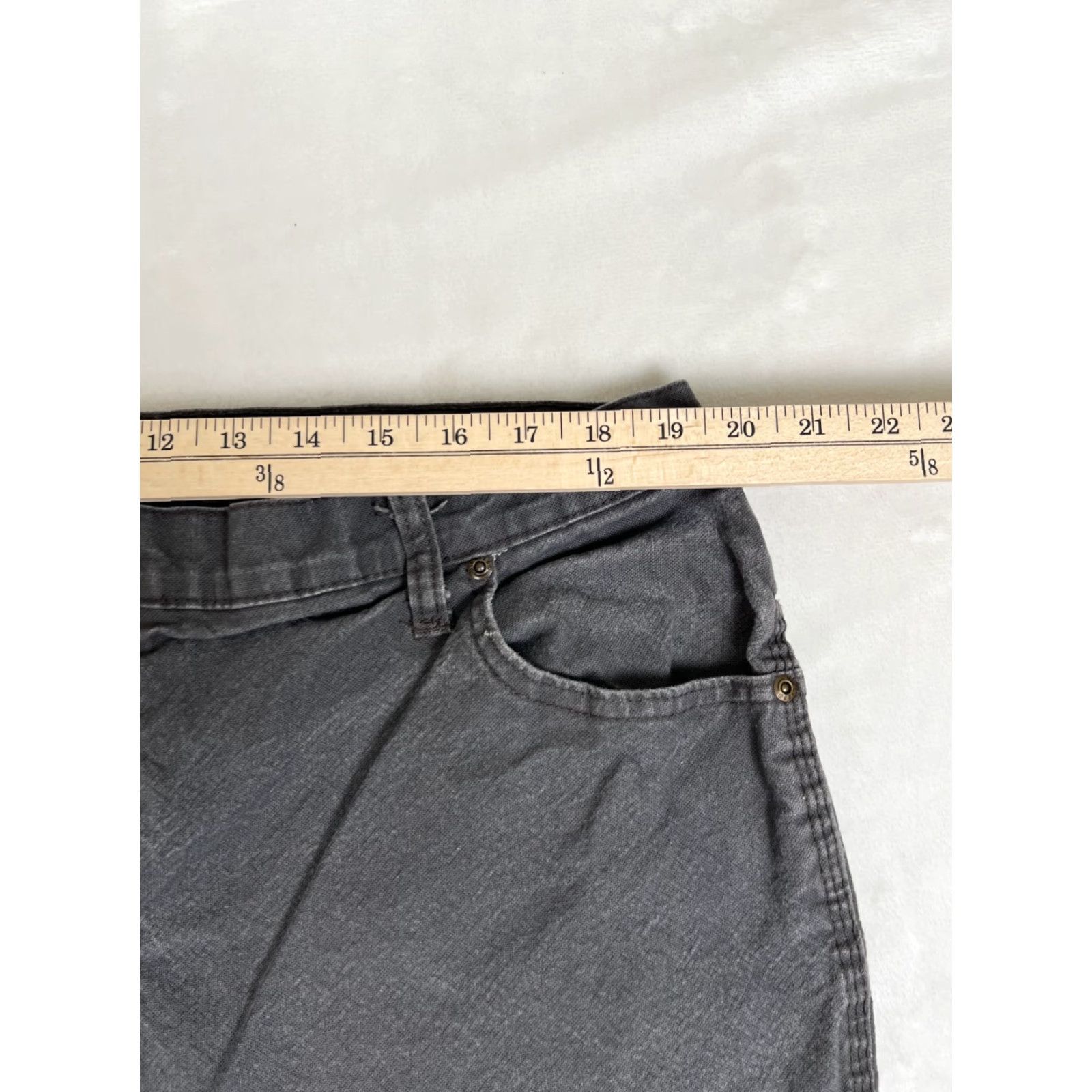 Dickies VINTAGE Dickies Carpenter Pants Gray 40x32 Pants Carpenter Workwear 5-Pocket Grunge Mens Regular Straight 32x32 Pants Size US 40 / EU 56 - 2 Thumbnail