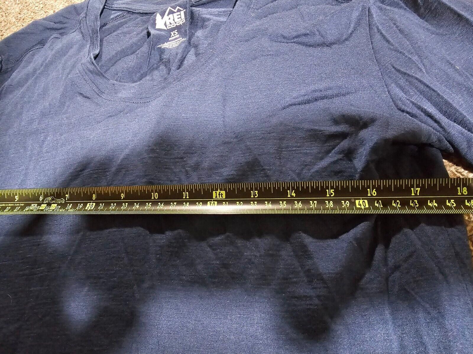 Rei rei co-op merino wool Lyocell long sleeve womens XS Blue Size US XS / EU 42 / 0 - 5 Thumbnail