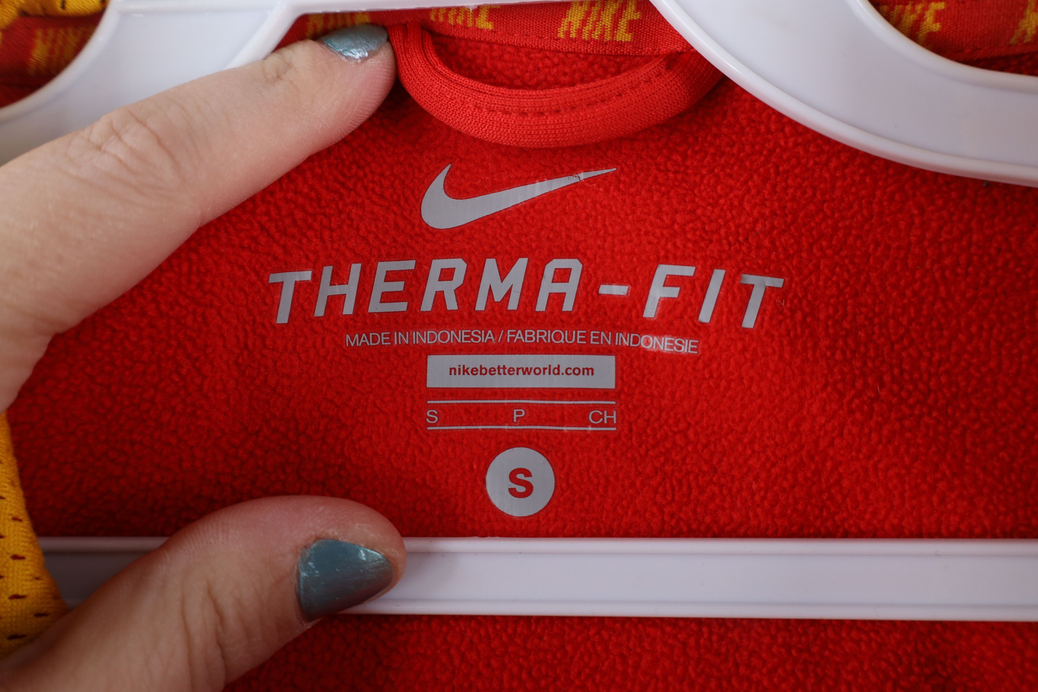 Nike Nike Therma Fit Distressed Full Zip Hoodie Sweatshirt Red Size US S / EU 44-46 / 1 - 12 Thumbnail