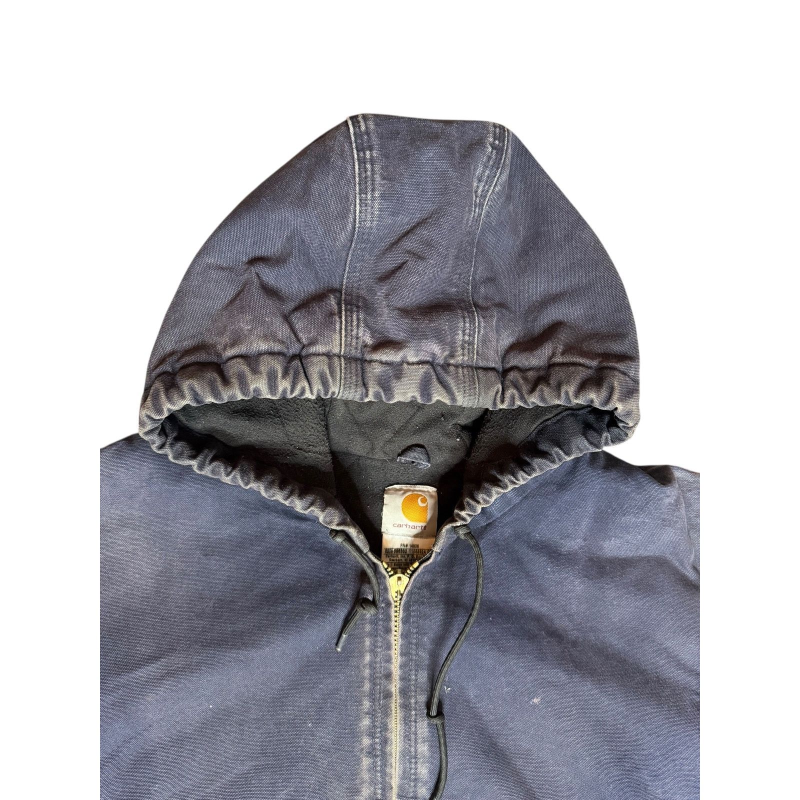 Carhartt × Vintage Vintage Carhartt J130 Hooded Jacket Faded Quilt Lined Size US XXL / EU 58 / 5 - 4 Thumbnail