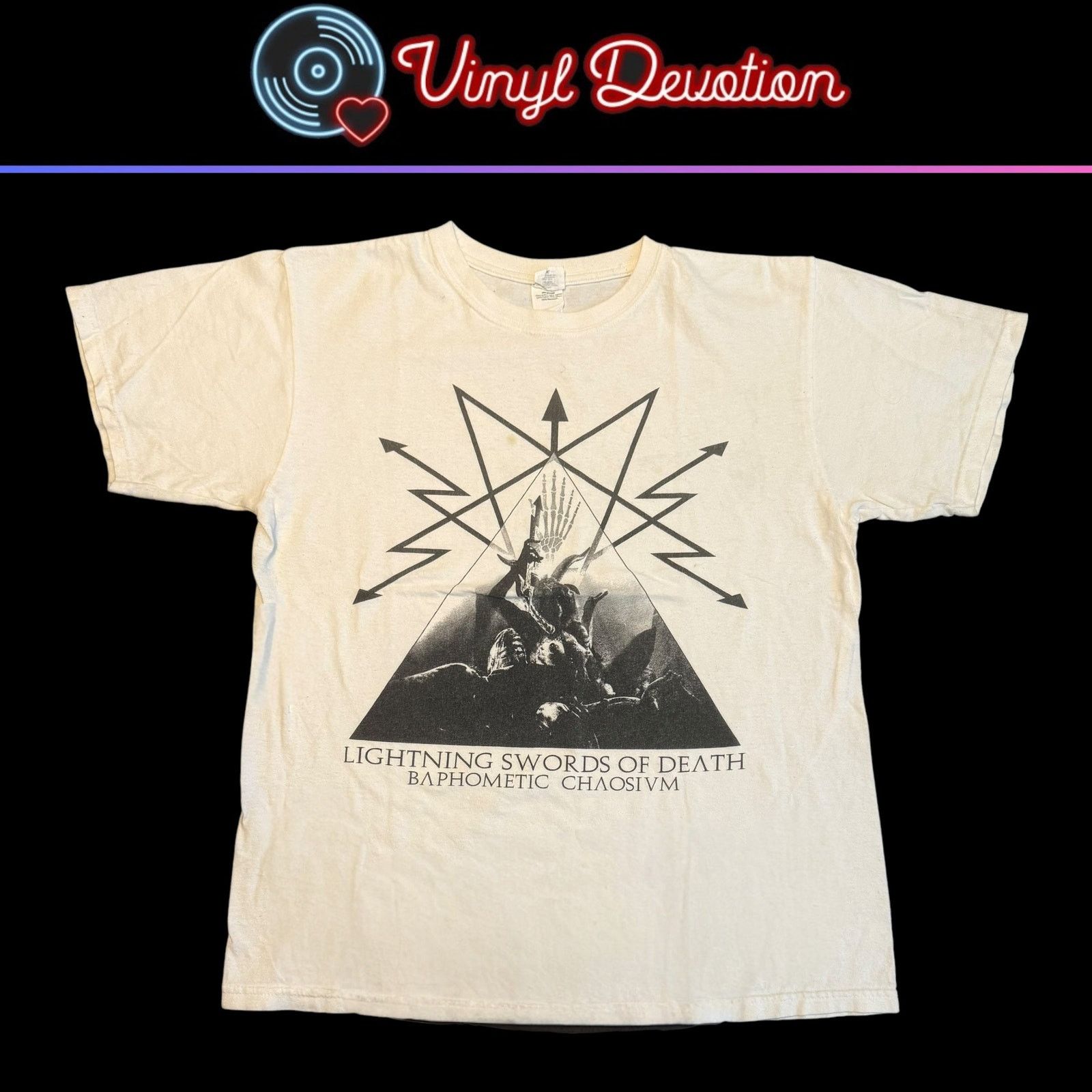 Band Tees Lightning Swords Of Death Band Shirt Size M Size US M / EU 48-50 / 2 - 2 Thumbnail