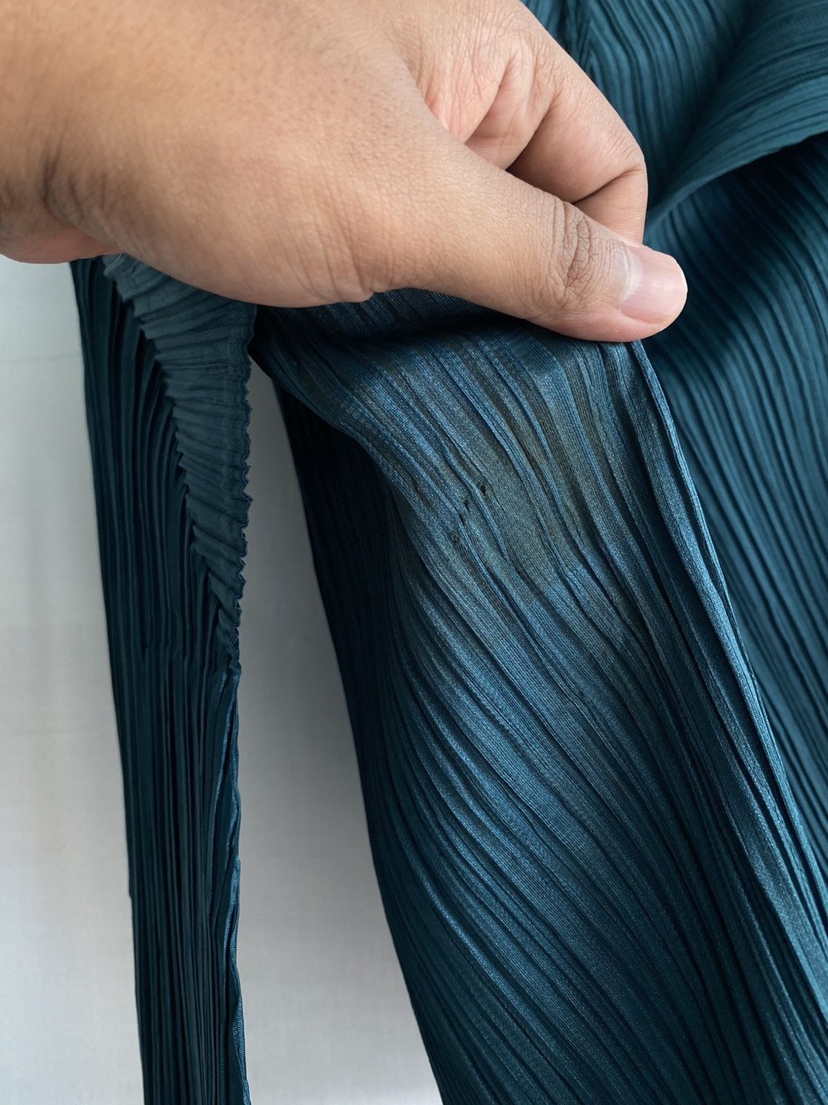 Pleats Please Issey Miyake Pleats Please by Issey Miyake Turquoise Outer Size M / US 6-8 / IT 42-44 - 4 Thumbnail