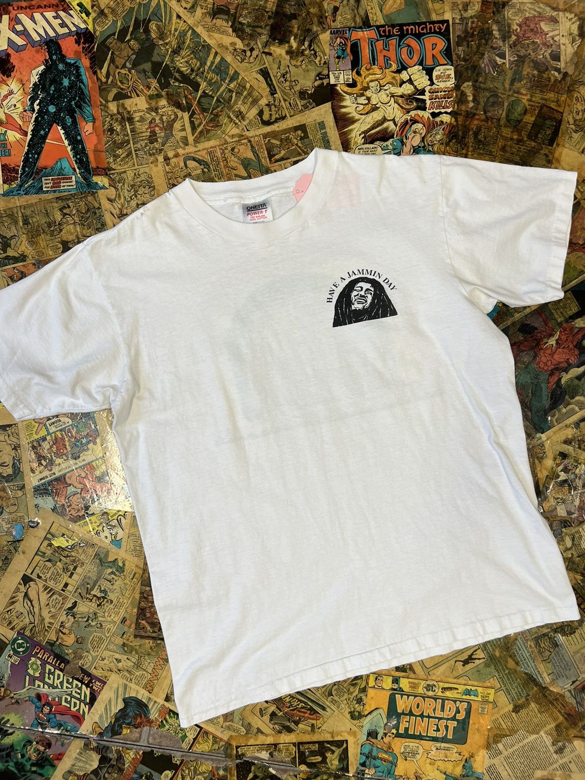 Bob Marley × Vintage 1998 Bob Marley have a jammin’ day tee Size US XL / EU 56 / 4 - 1 Thumbnail
