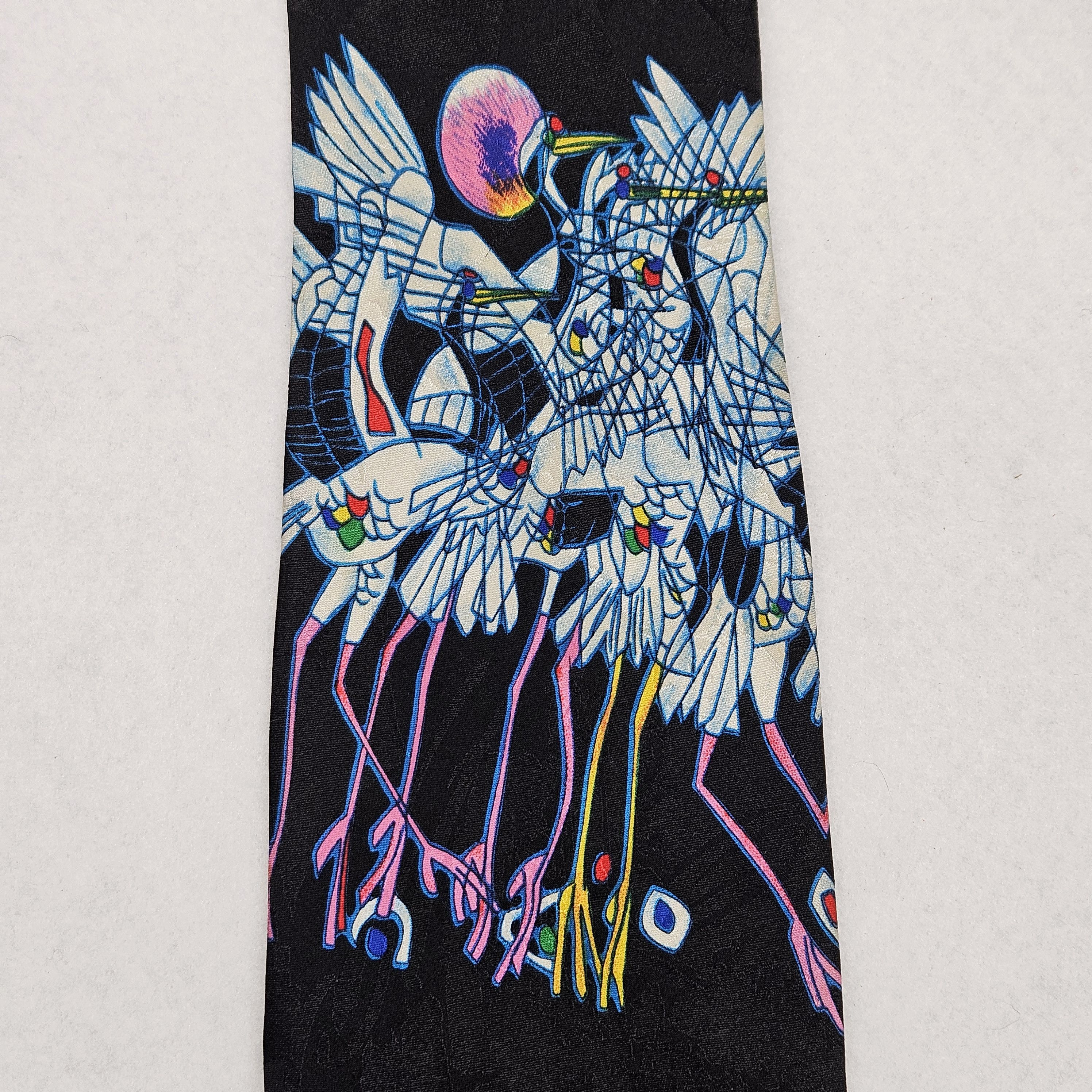 Other Jiang 60x3.75" Necktie Tiefeng Silk Artist Yunnan School Size ONE SIZE - 11 Thumbnail