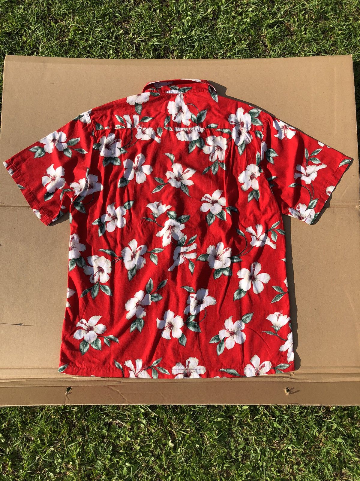 Vintage Vintage Blue Hawaii Hawaiian Island Aloha Hibiscus Flowers Size US L / EU 52-54 / 3 - 8 Thumbnail