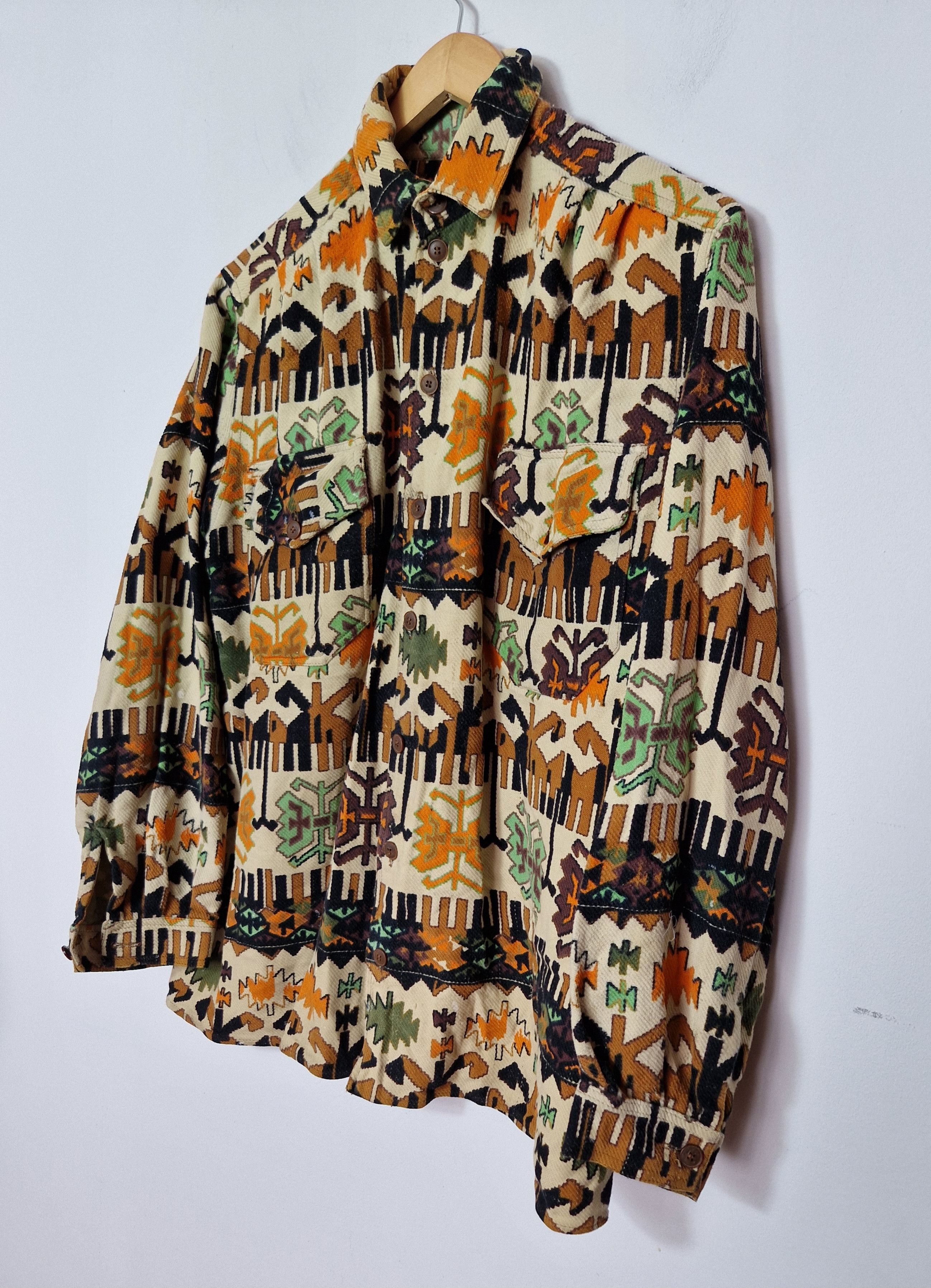Japanese Brand × Vintage vintage abstract shirt Size US L / EU 52-54 / 3 - 2 Thumbnail