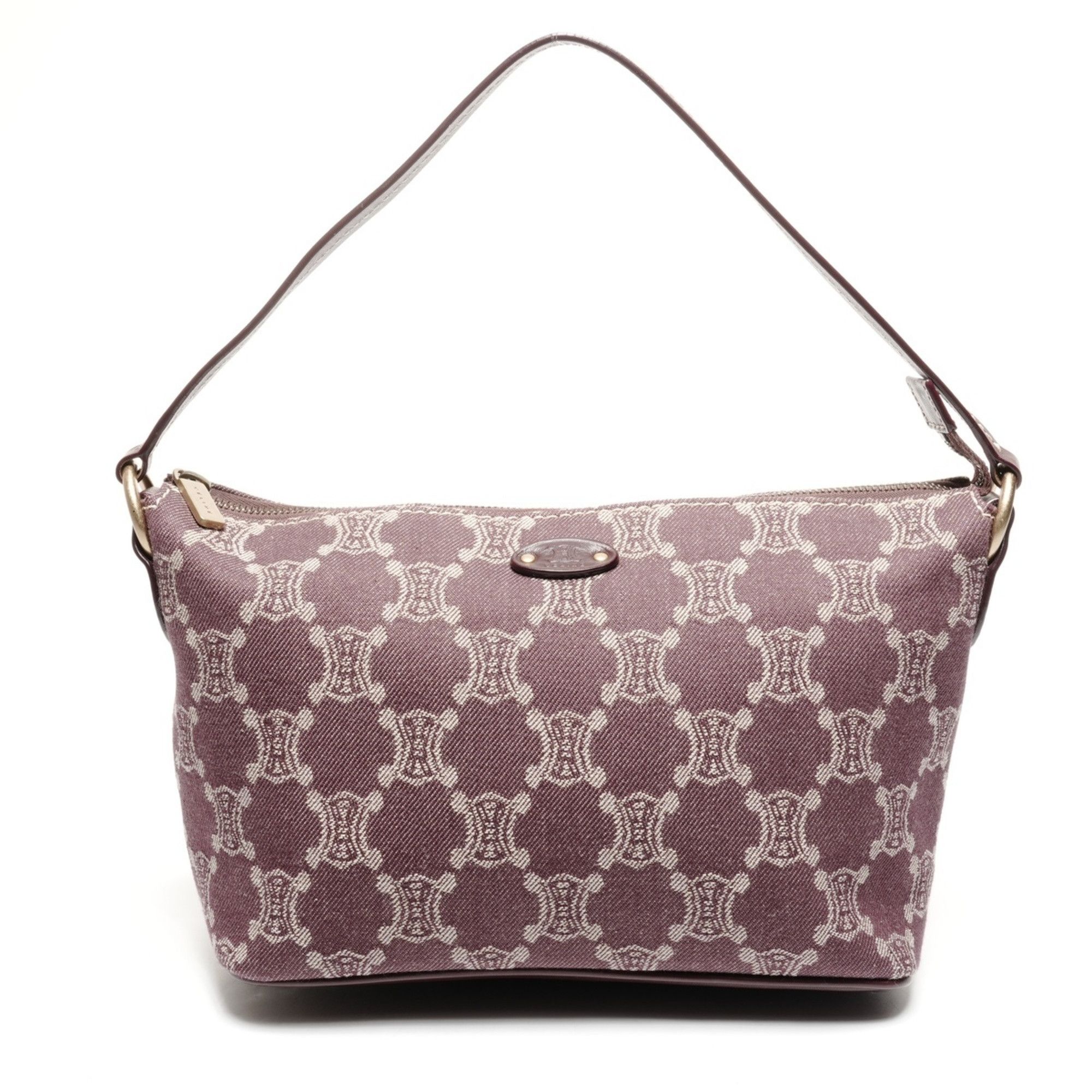Celine Celine Macadam Canvas Hobo One-Shoulder Bag, Red, WS25278 Size ONE SIZE - 1 Thumbnail