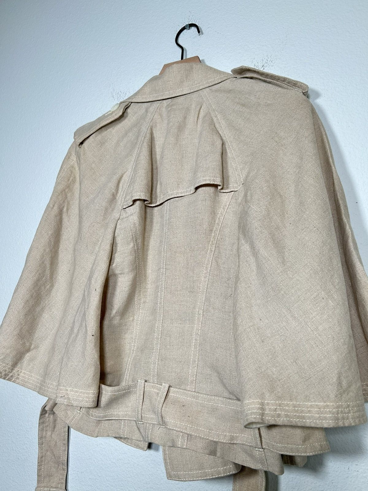 Junya Watanabe AW10 Twill Batwing cropped Trench coat Size US S / EU 44-46 / 1 - 5 Thumbnail