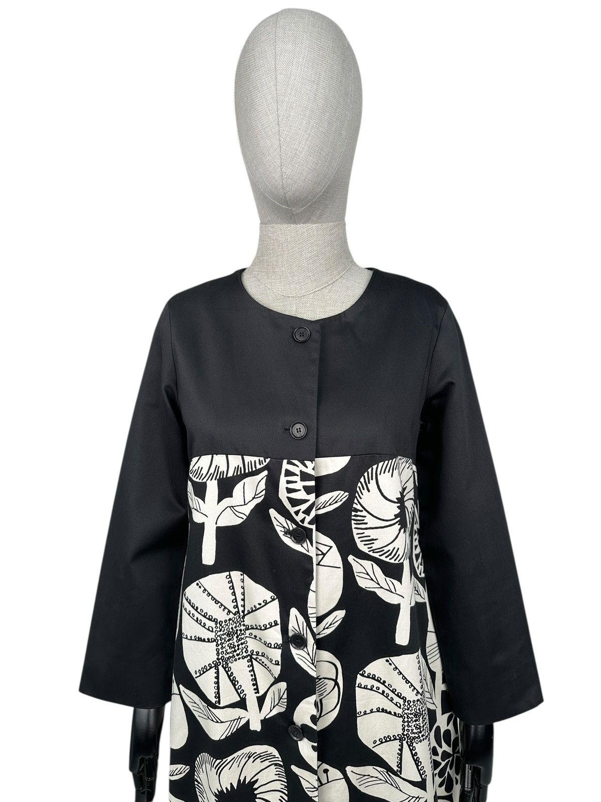 Marimekko MARIMEKKO Evinka Floral Print Light Jacket size 36 Size XS / US 0-2 / IT 36-38 - 4 Thumbnail