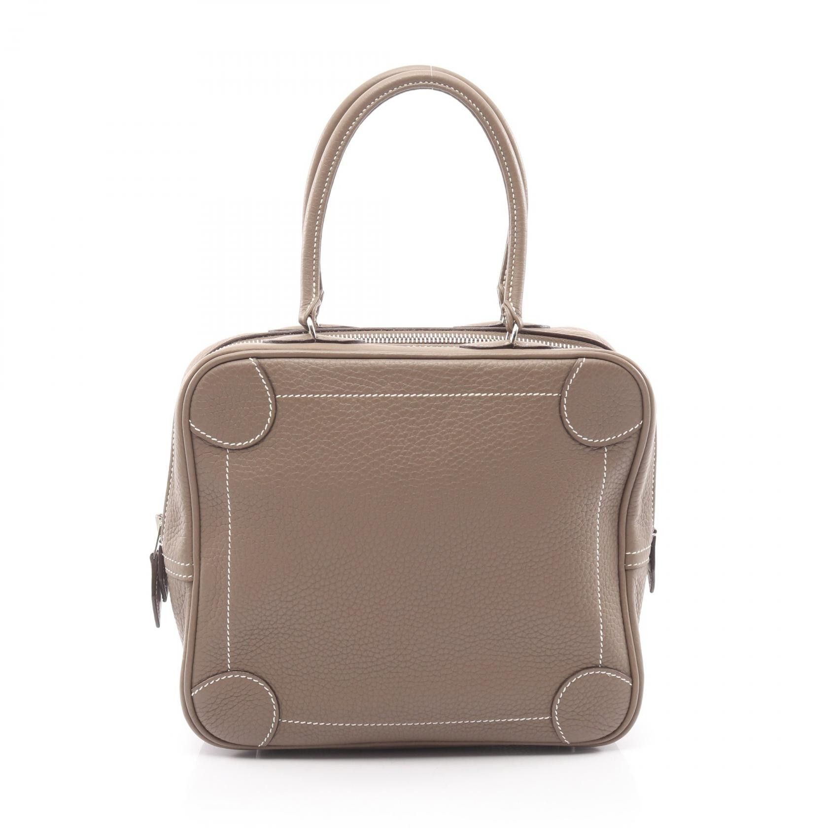 Hermes Hermes Hermes Omnibus PM Calfskin Handbag Leather Handbag J DUTY FREE for USA Size ONE SIZE - 1 Thumbnail