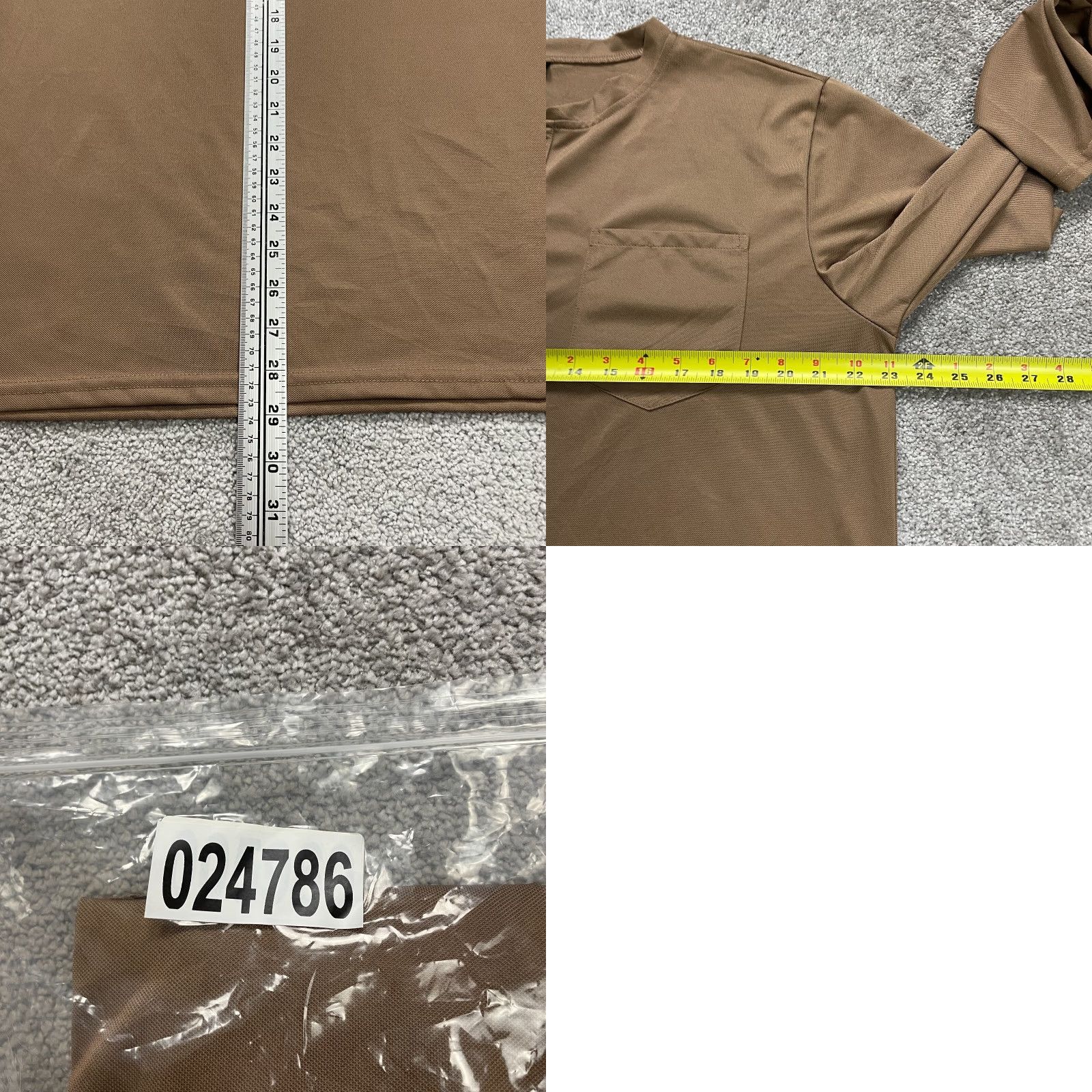 Vintage Unbranded Henley T-Shirt Mens XL Solid Brown Long Sleeve Casual Outdoor Pullover Size US XL / EU 56 / 4 - 8 Thumbnail