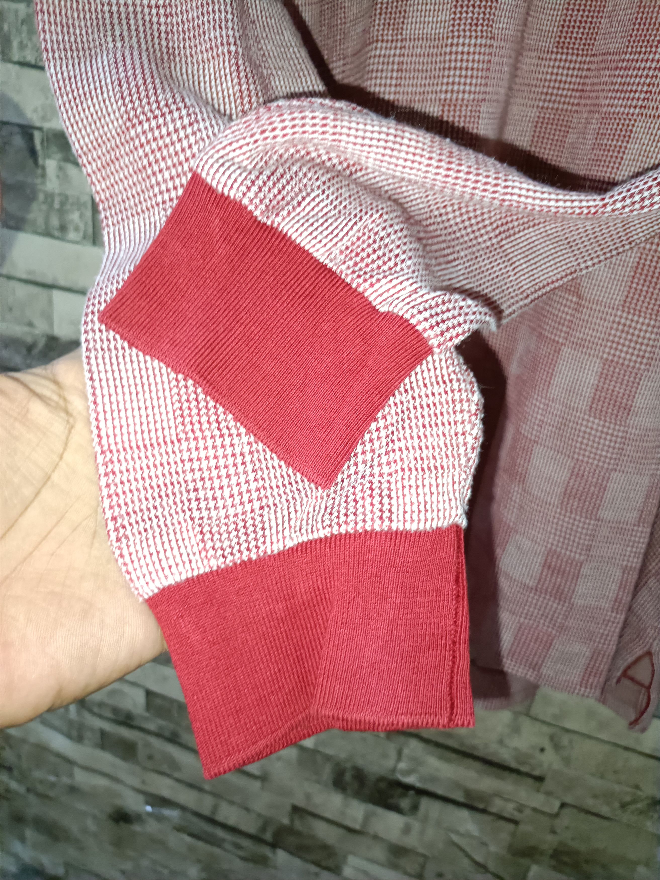 Alfred Dunhill Italian Made Dunhill jacquard knit polo shirt Size US L / EU 52-54 / 3 - 3 Thumbnail