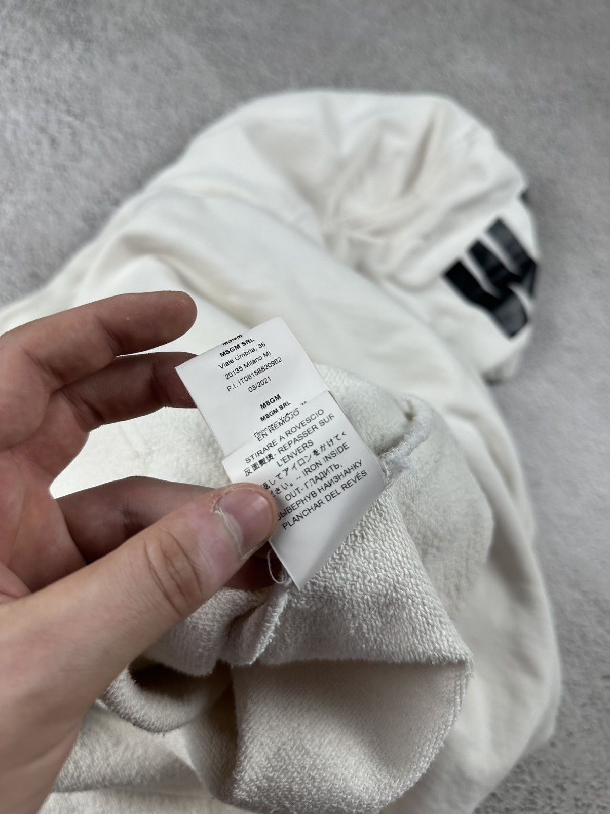 MSGM MSGM Milano Hoodie Logo Print Y2K Cotton Style Size US L / EU 52-54 / 3 - 16 Thumbnail