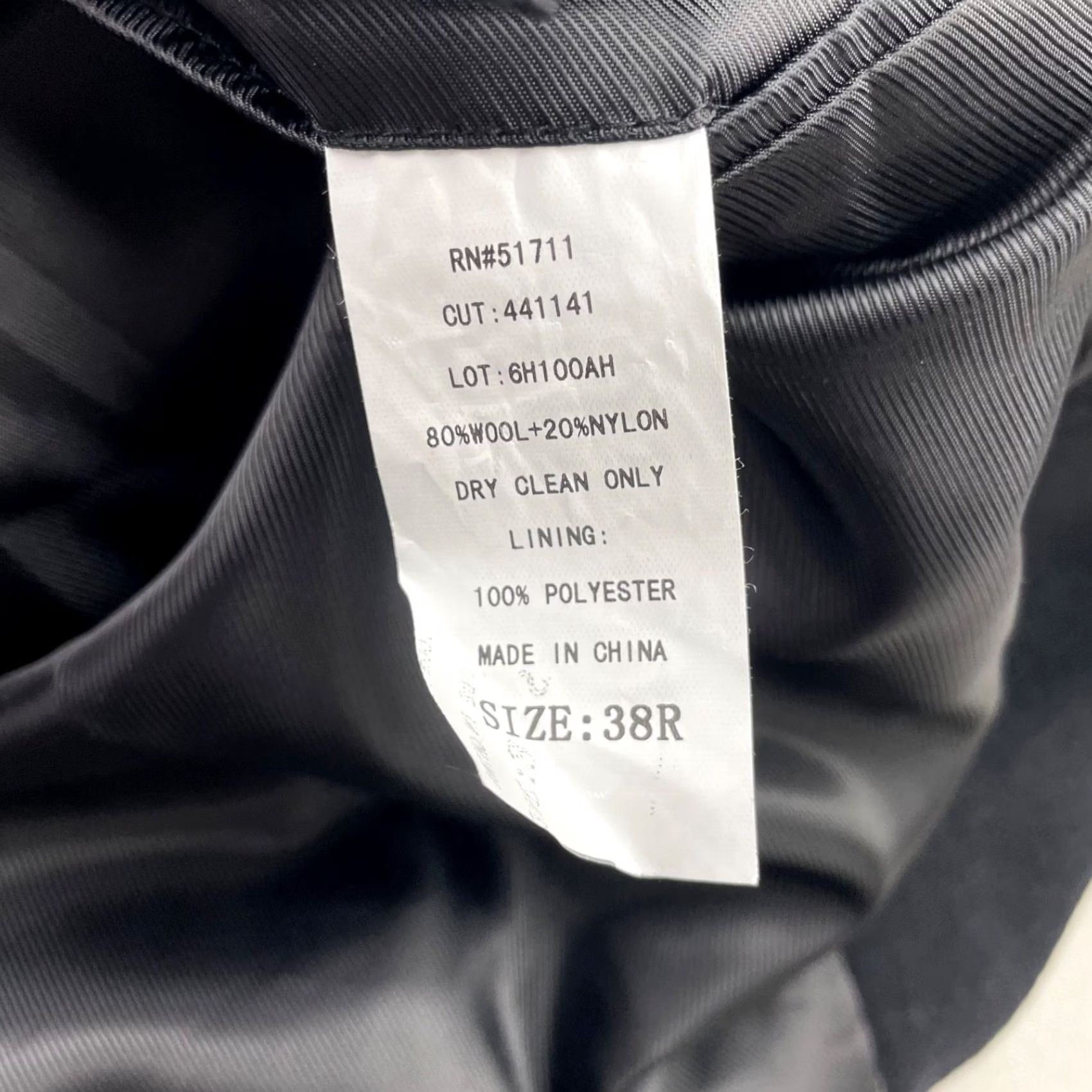 Chaps Chaps Ralph Lauren Men’s Wool Blend Trench Coat Black 38R Size US XXS / EU 40 - 5 Thumbnail