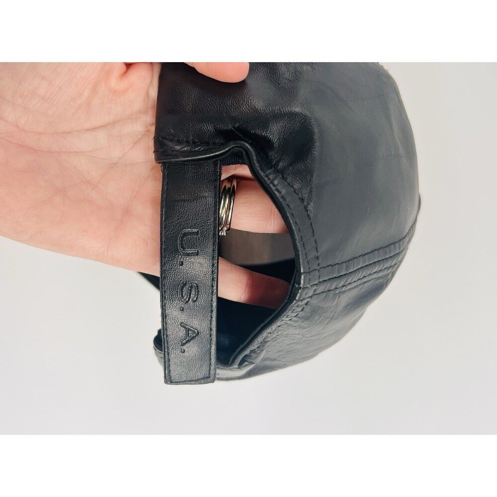 Other Emstate By Winner Caps Genuine Leather Made In USA Adjustab Size ONE SIZE - 6 Thumbnail